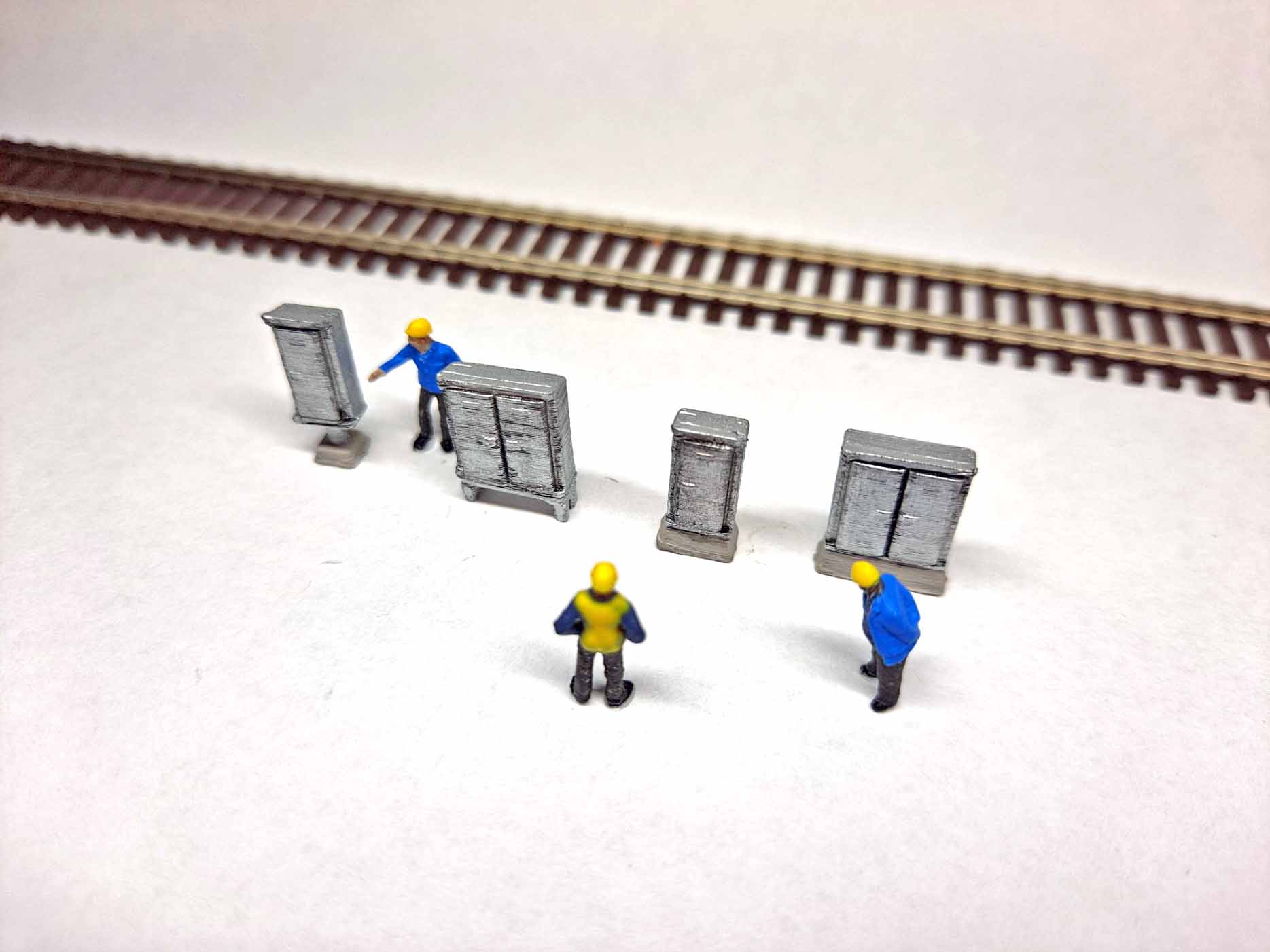 N Scale Lineside Electrical Boxes