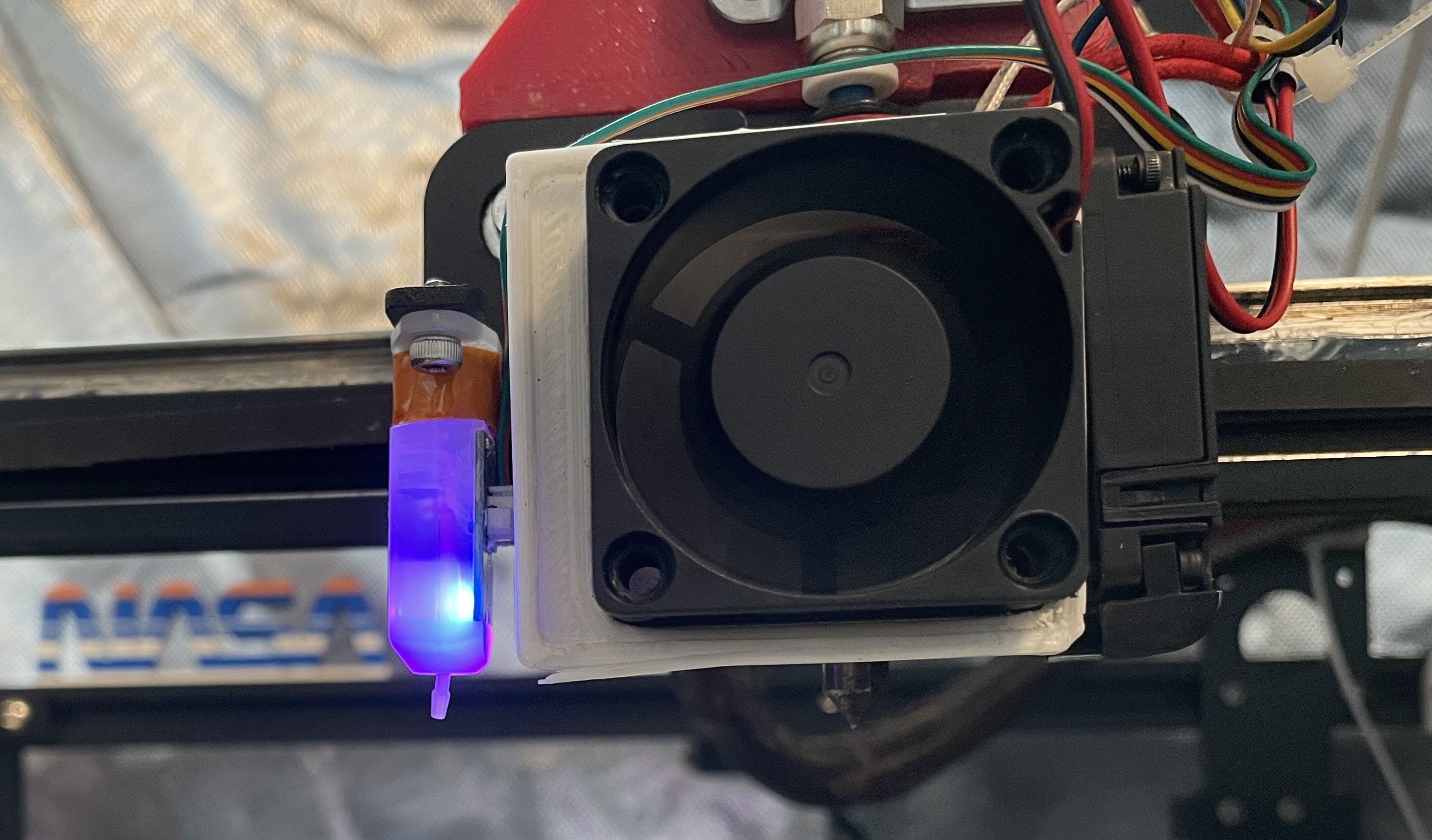 Ender 3/5 4010/4020 Spider v3, Low Profile, High Temp,  Fan Shroud [bad design]