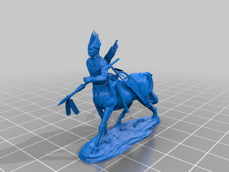 Plains Centaurs with and without headdress