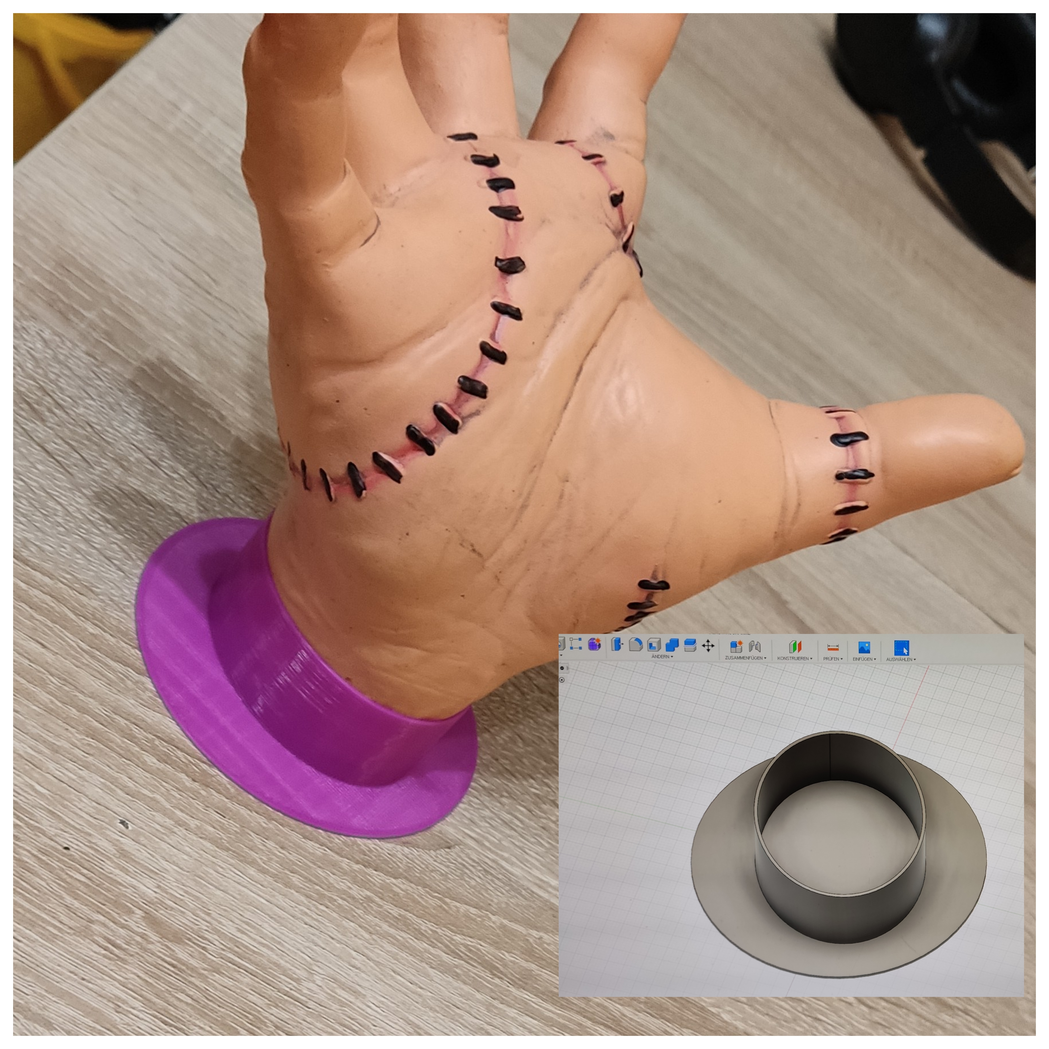 Wednesday Handholder, Wednesday-Handständer