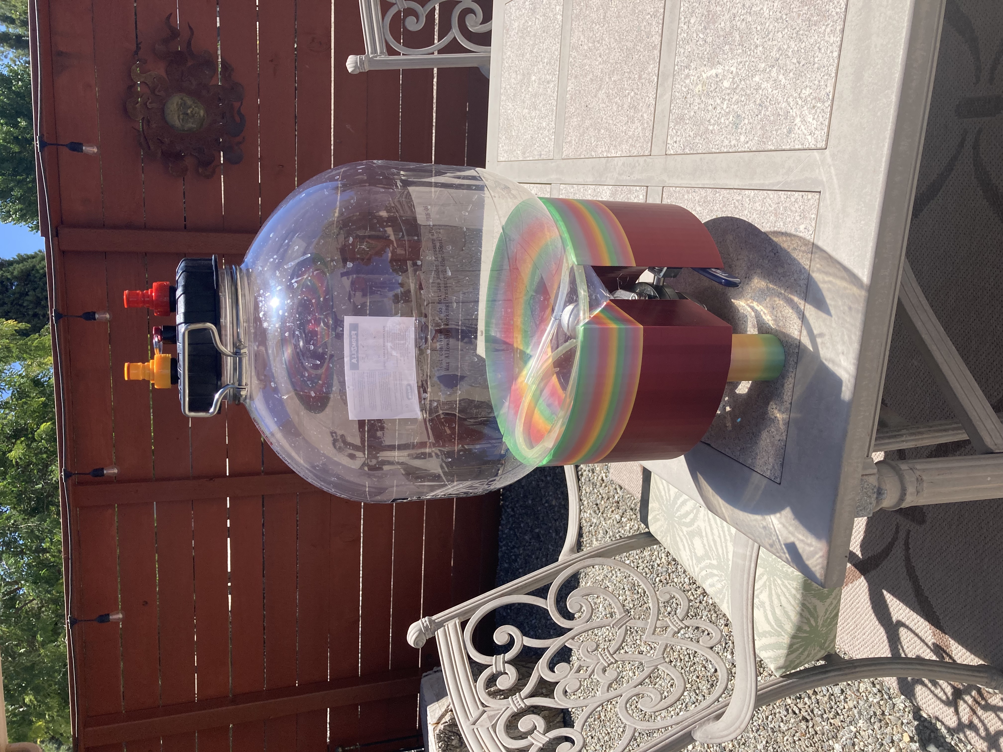 Fermzilla stand for a 7 cu ft freezer based fermenting chamber