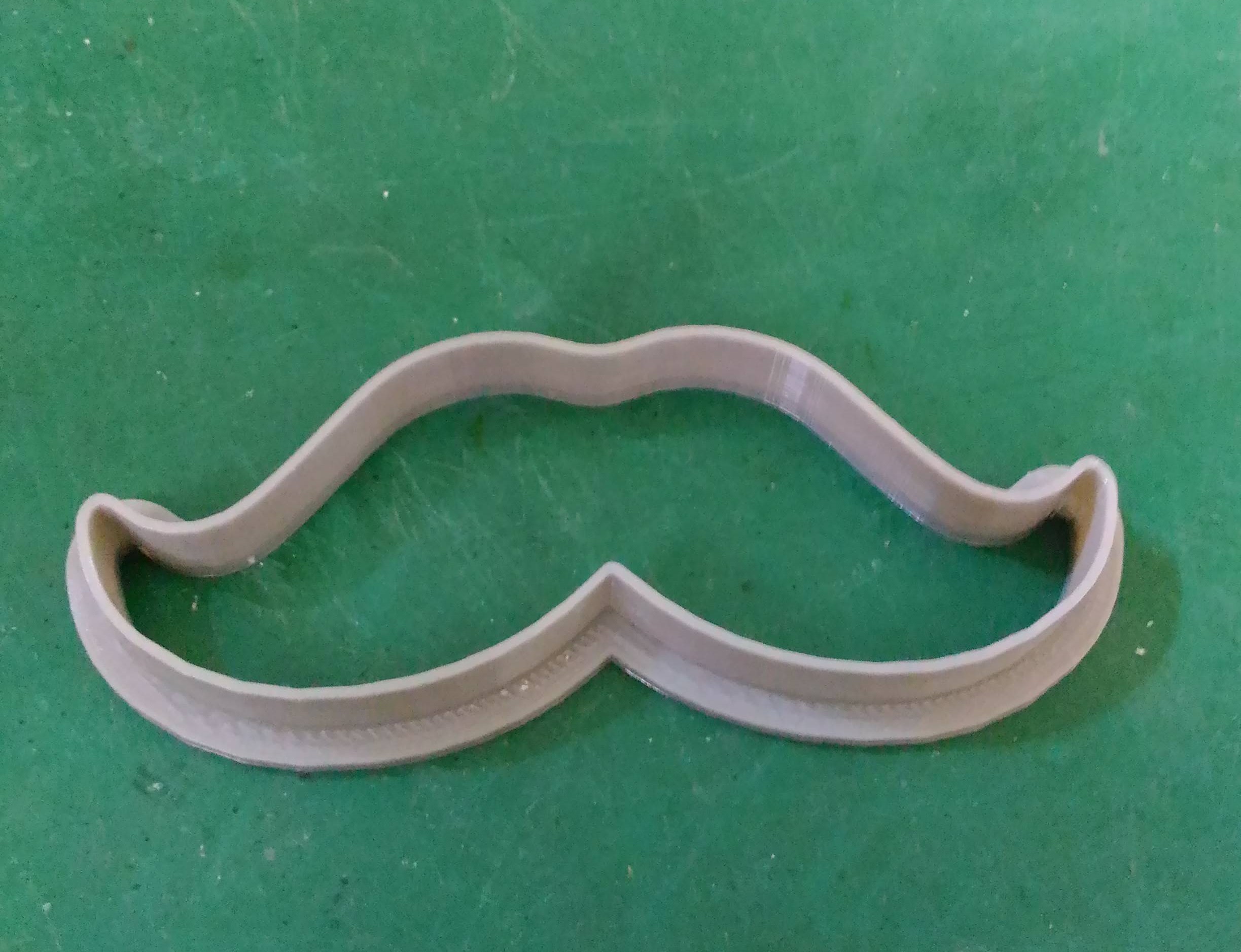 Moustache cookie cutter