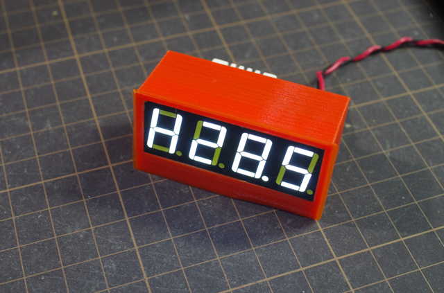 Parametric 7segment LED display unit cover