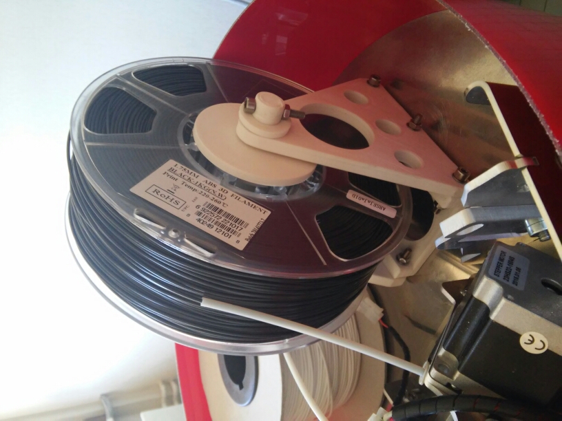 Spool holder for Spiderbot