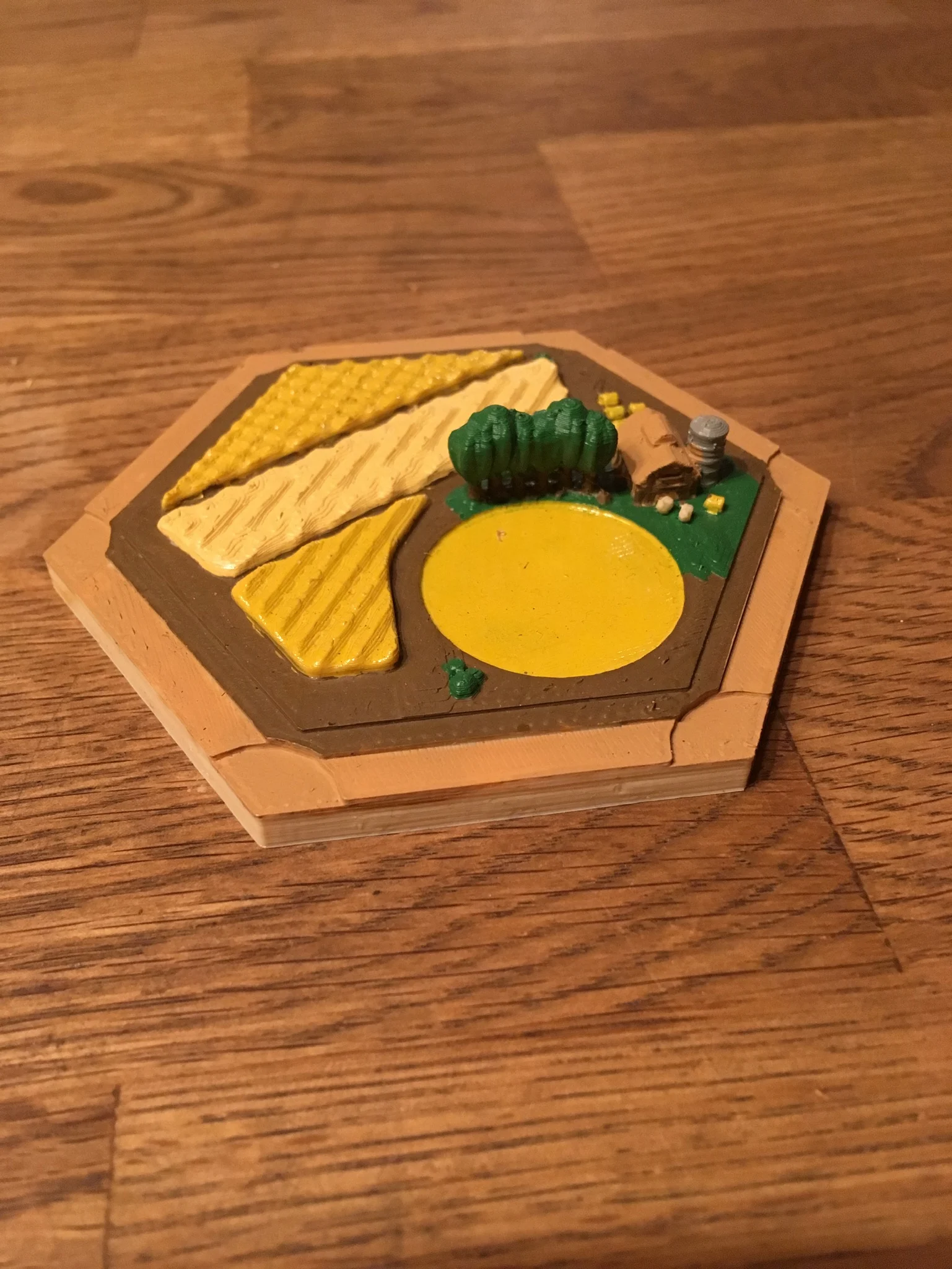 Catan wheat landscape remix for magnetic base