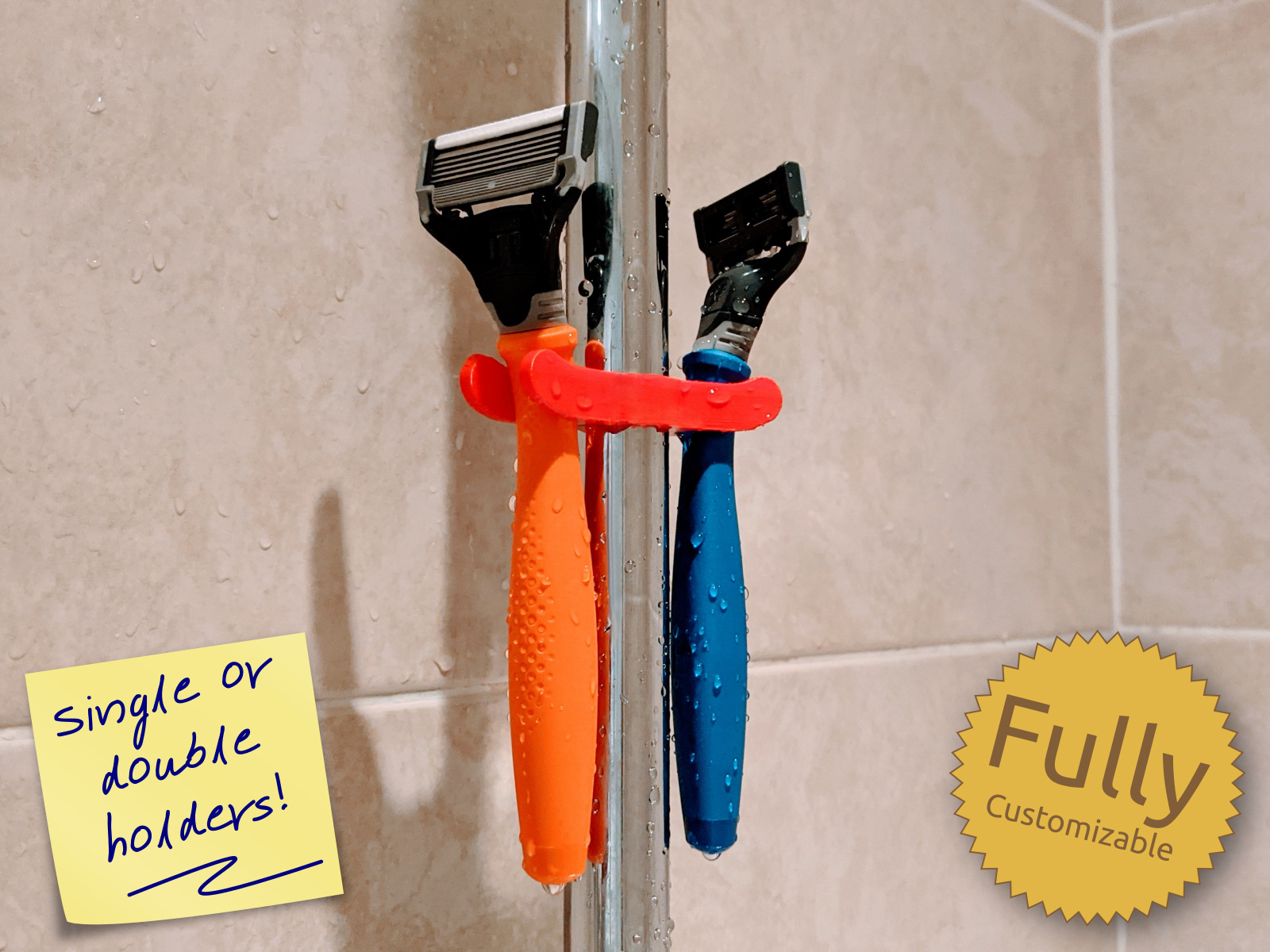Shower Shaver Holder