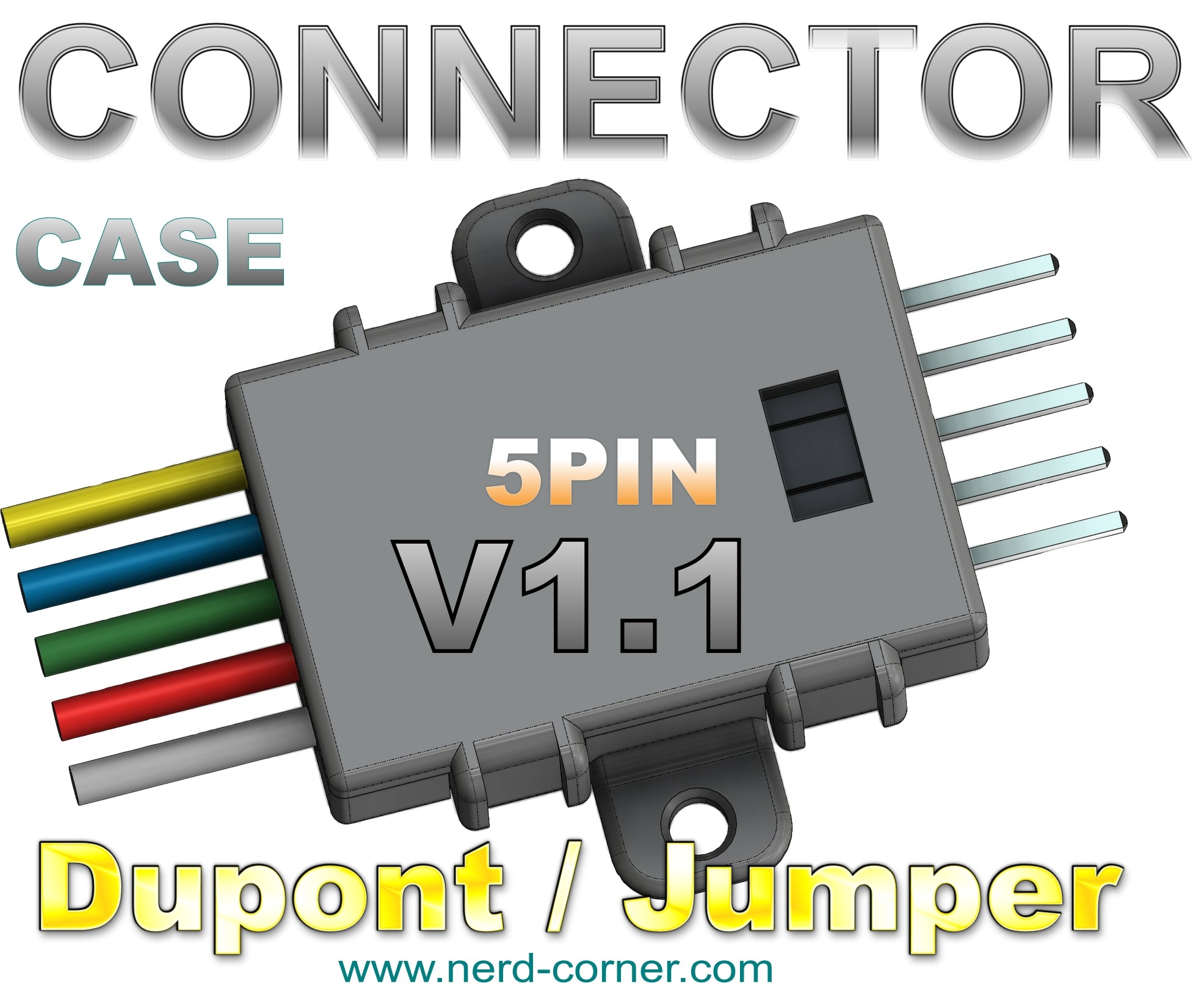 Connector case 5PIN Dupont / Jumperwire V1.1