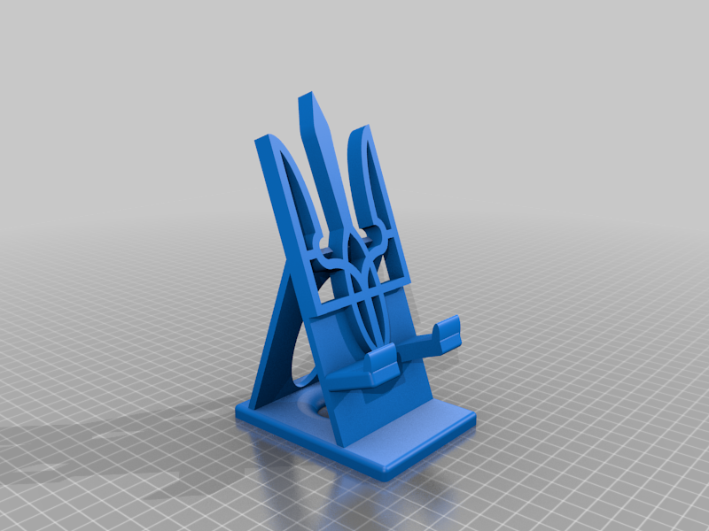 Ukraine Trident phone stand