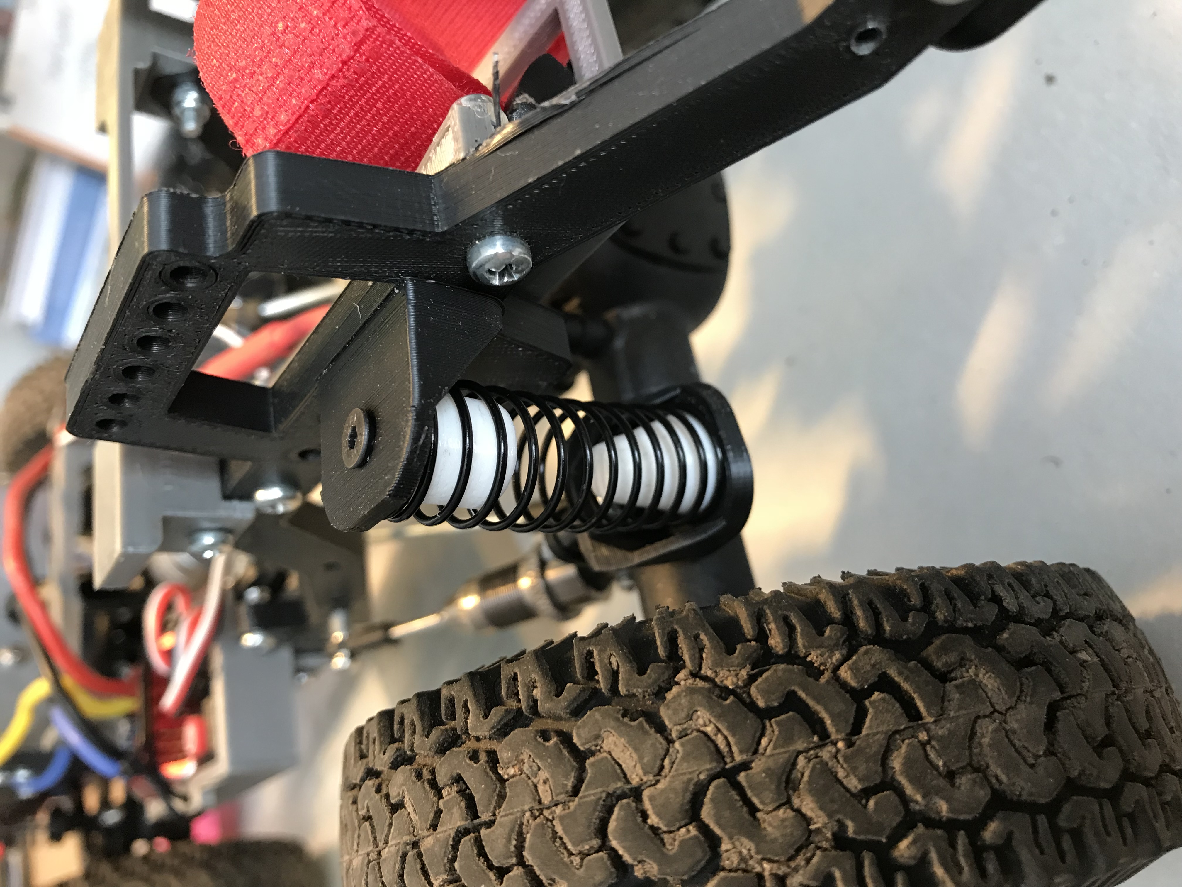 RC Car Scaler Suspension / Shock Mount e.g. for Flatbed 1/10