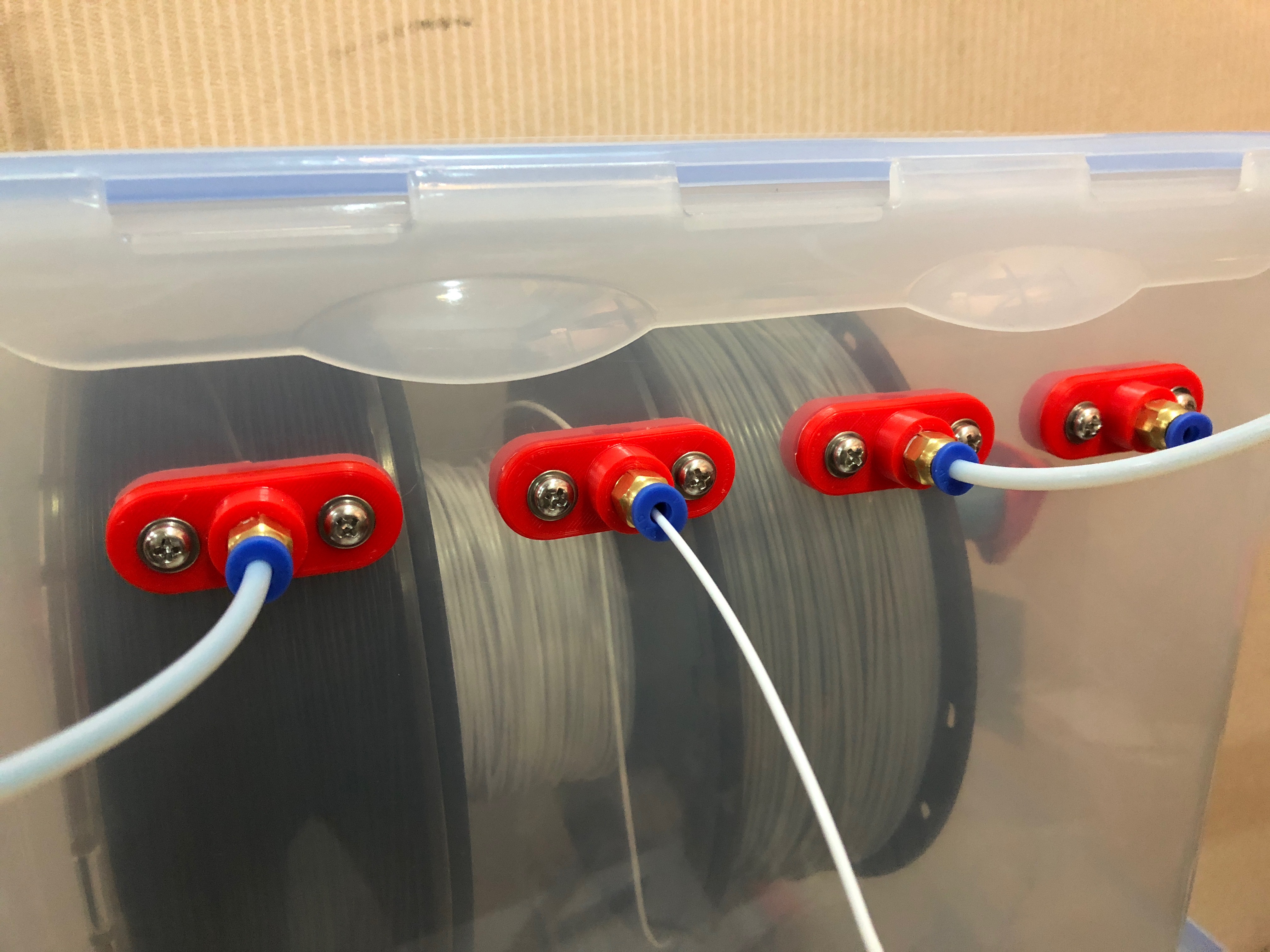 Airtight Filament Drybox Feed Through