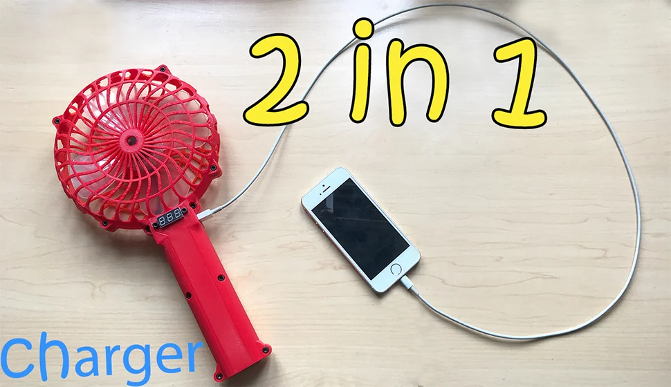 handheld fan 2 in 1 Super convenient