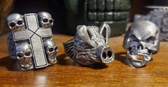 Stranger Things Ring Set Eddie Munson