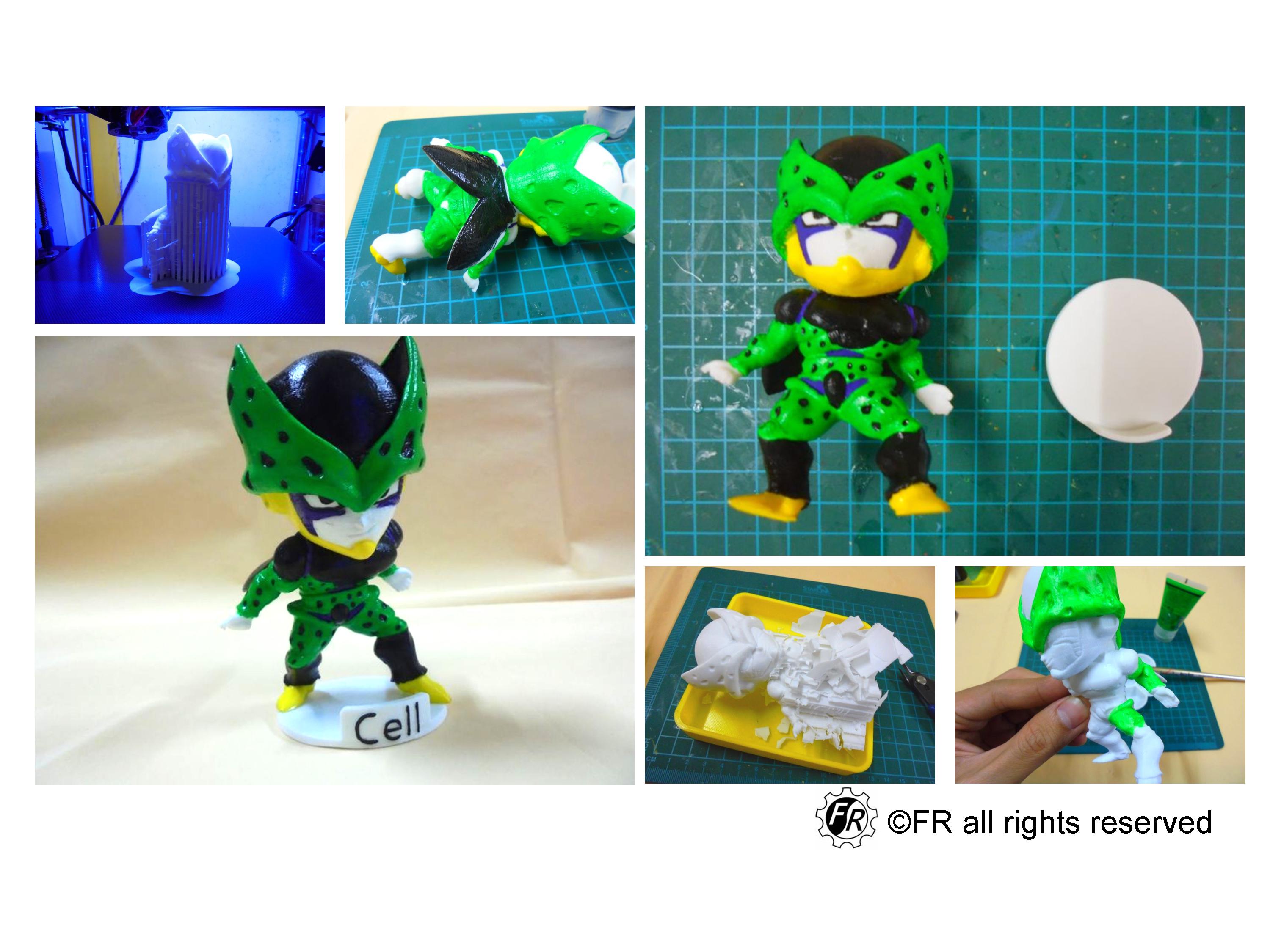 Dragon Ball-Cell & Bottom