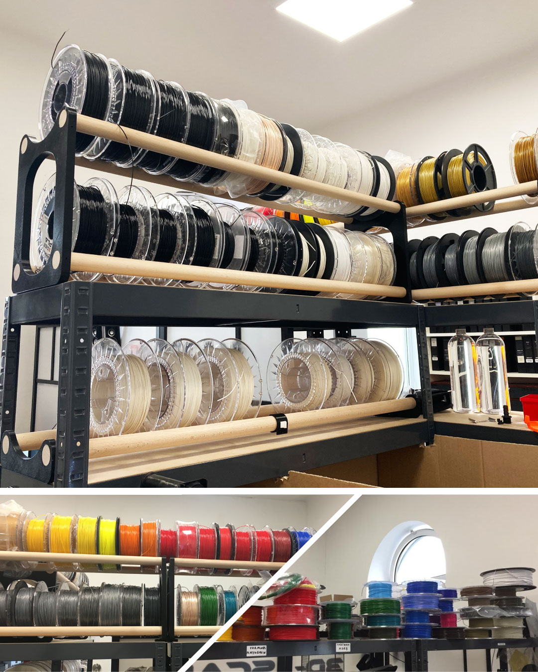 Spool holder / Spool stack / Spool bracket DIY