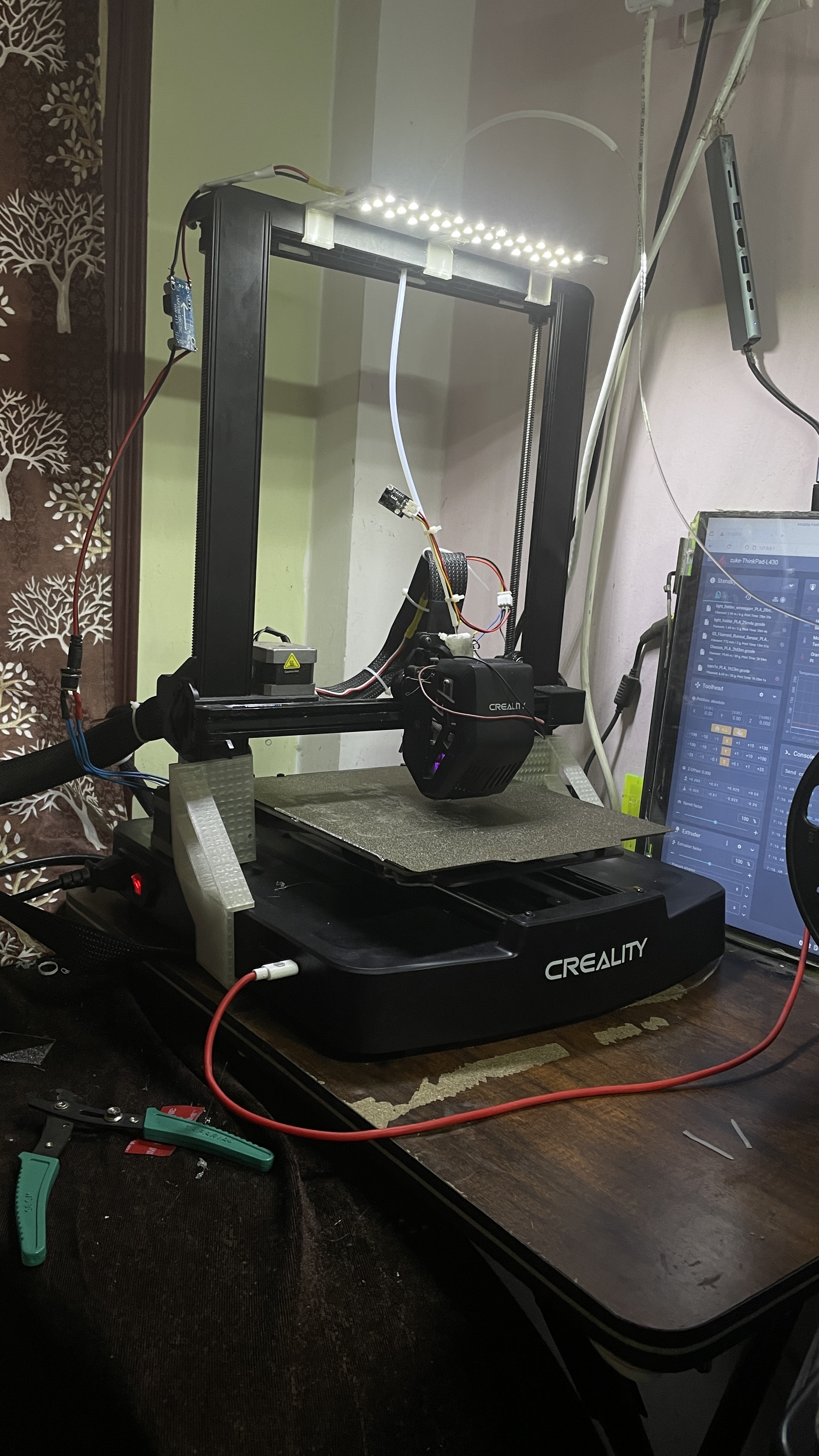 Ender3V3 SE/KE LED mod
