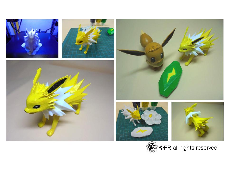 Pokemon Jolteon & Evolutionary stone