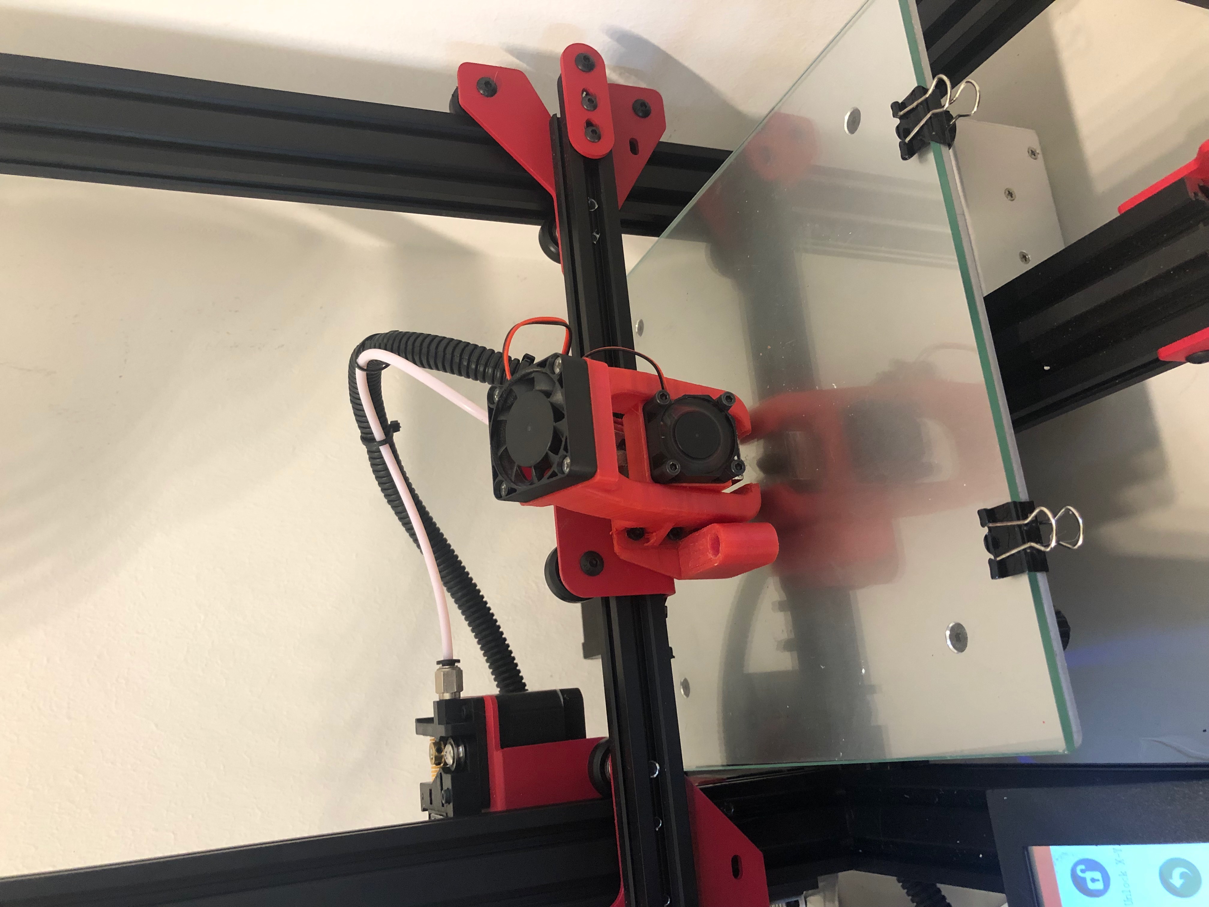 Alfawise U30 Support fan 40x40 with support for comparator