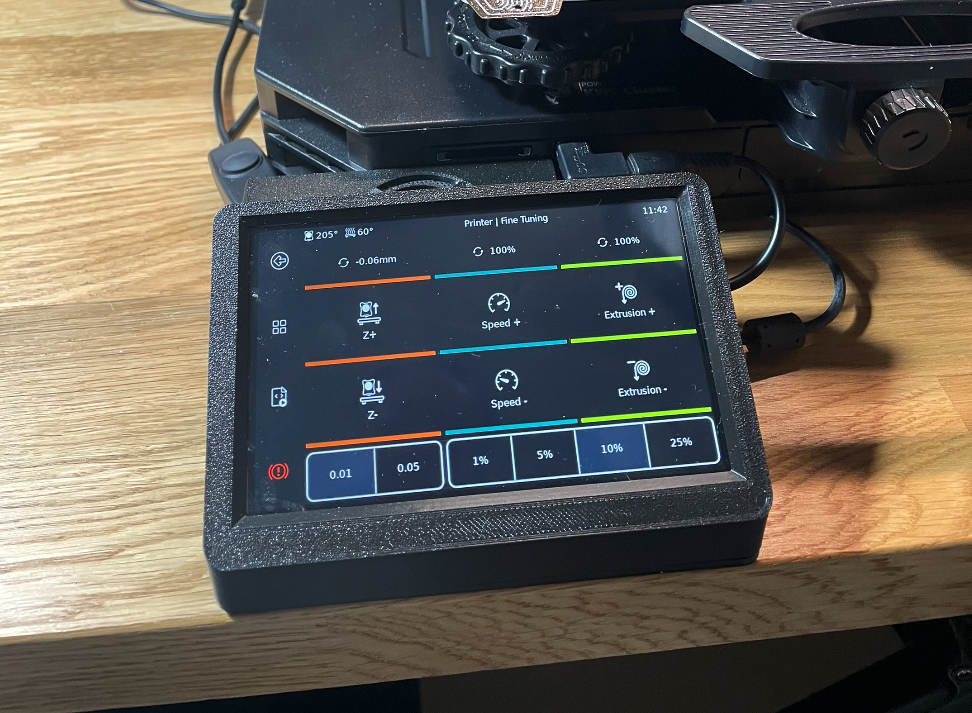 Raspberry Pi + Osoyoo 5 DSI screen case - Klipper screen