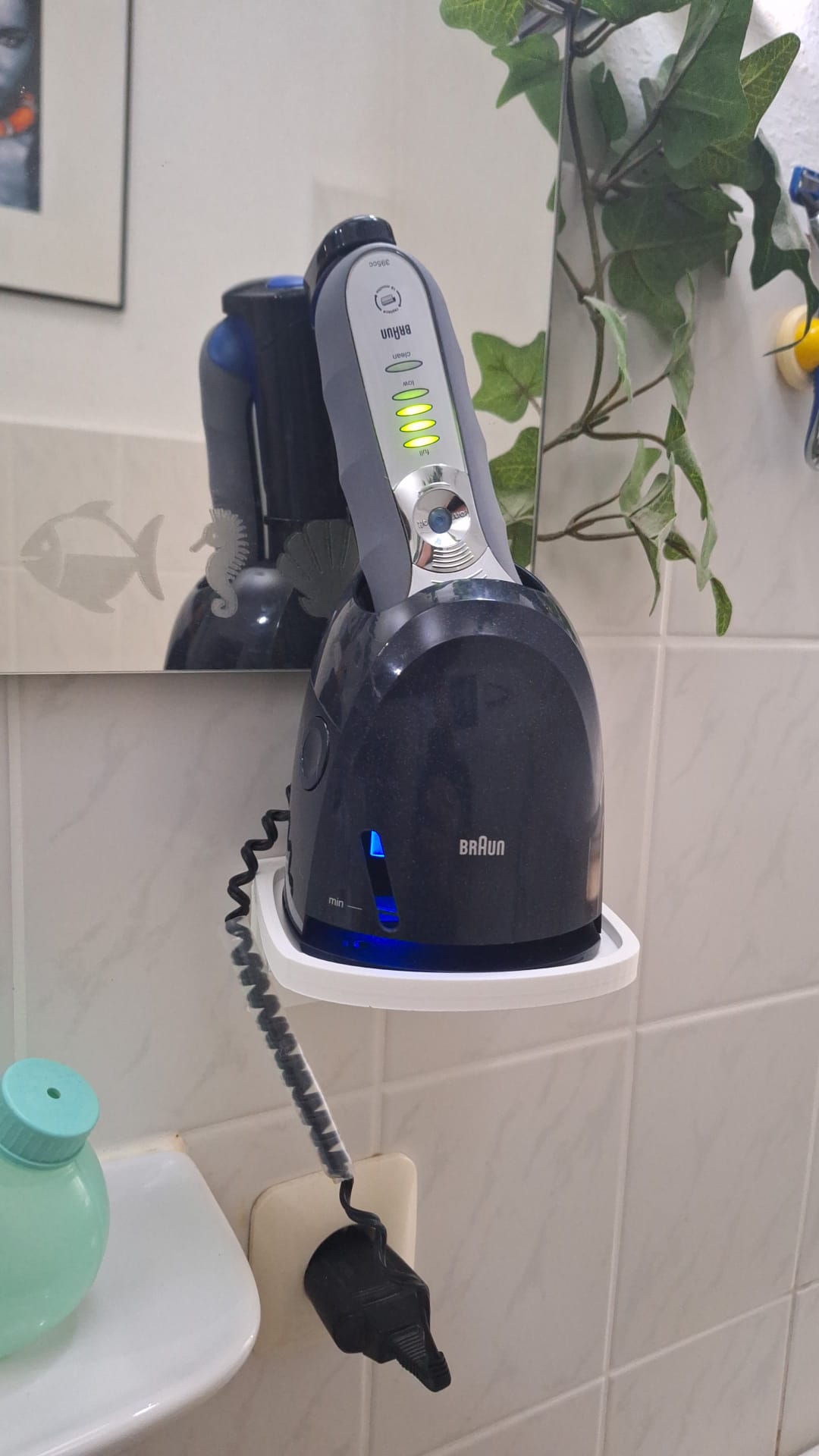 Braun Rasierer Wandhalter