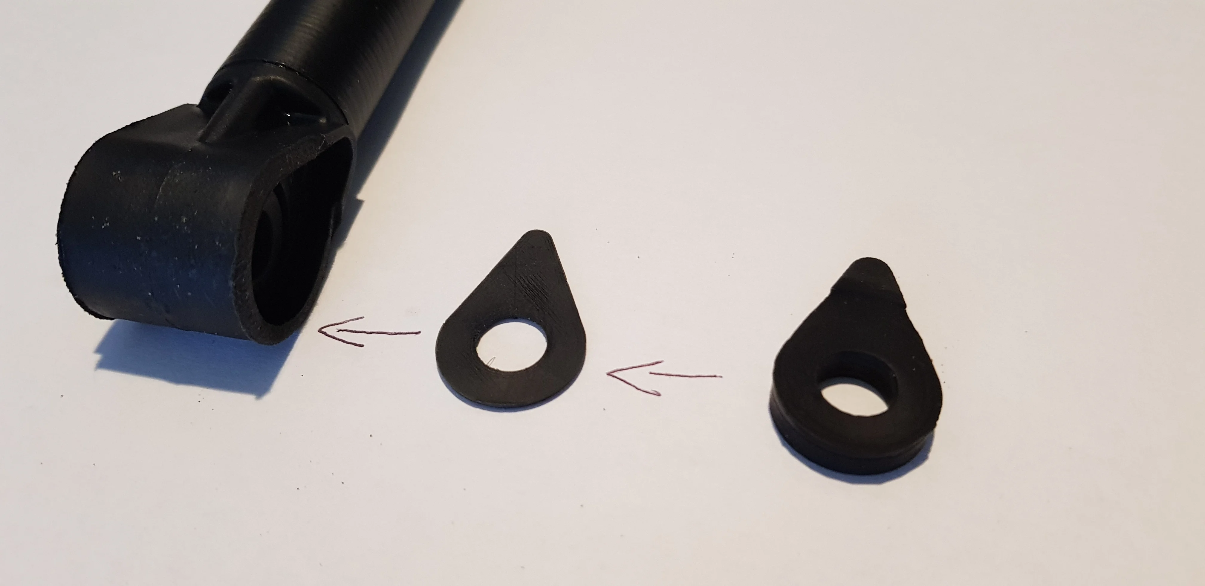 Minelab Equinox coil fixation spacer