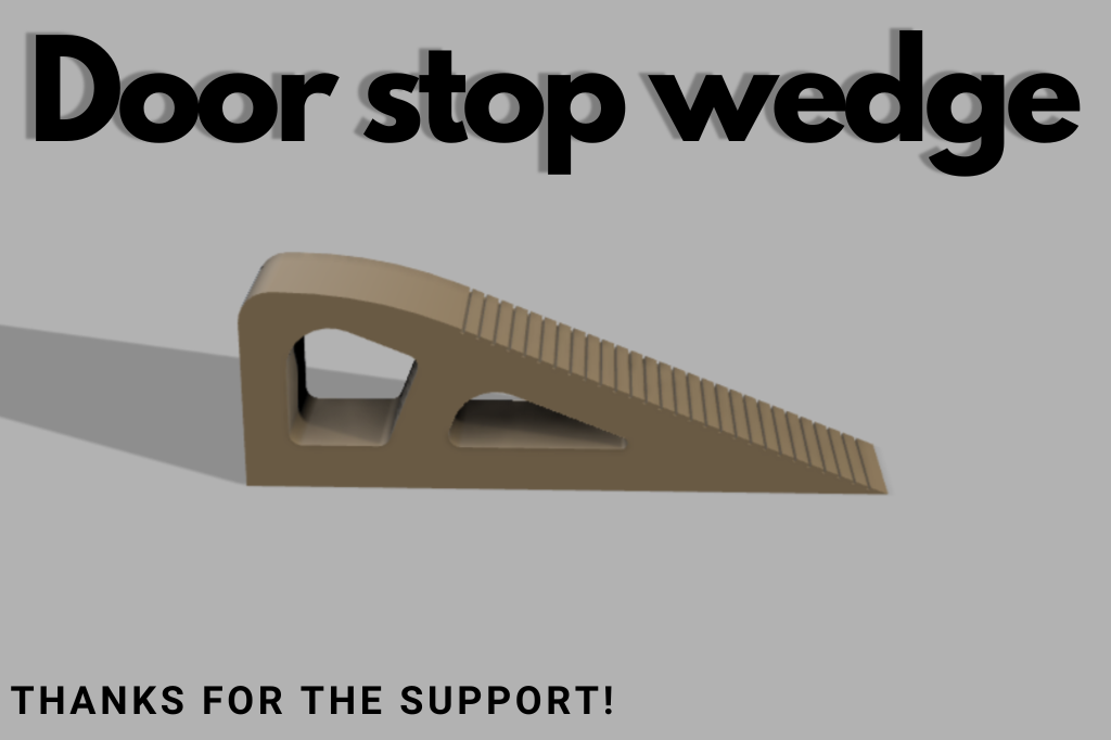 Door stop wedge