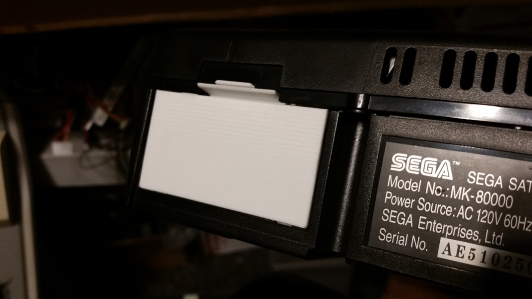 Sega Saturn Replacement back (Battery/VCD) door.