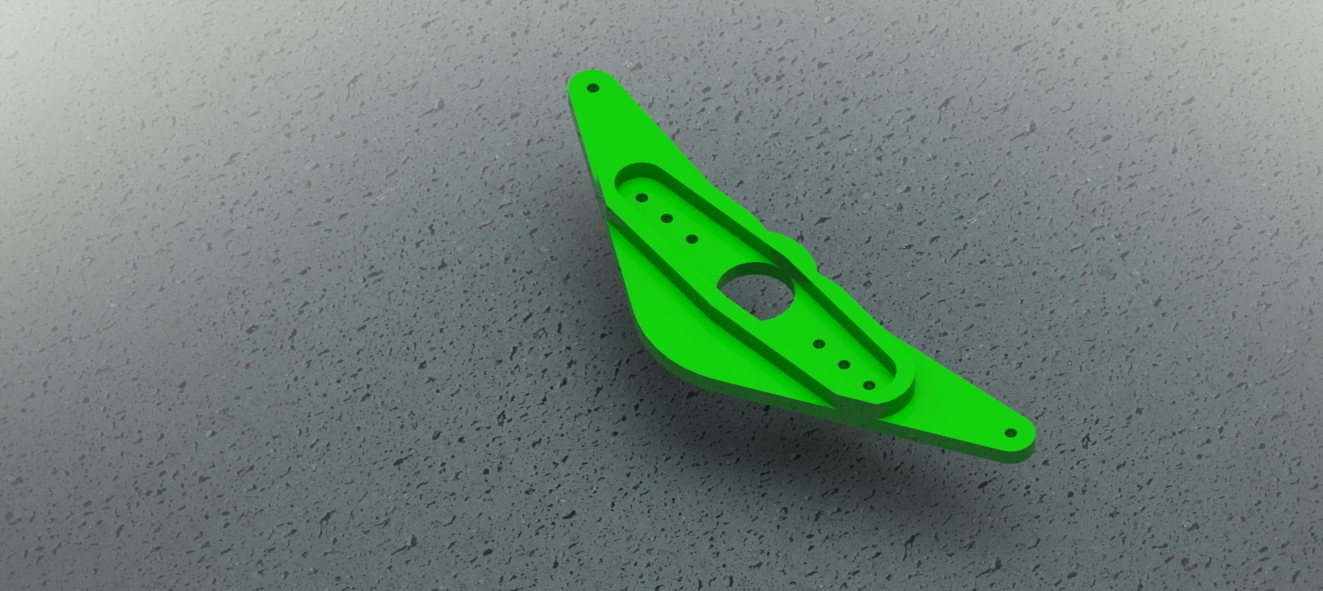 Small dual servo arm extension 25mm