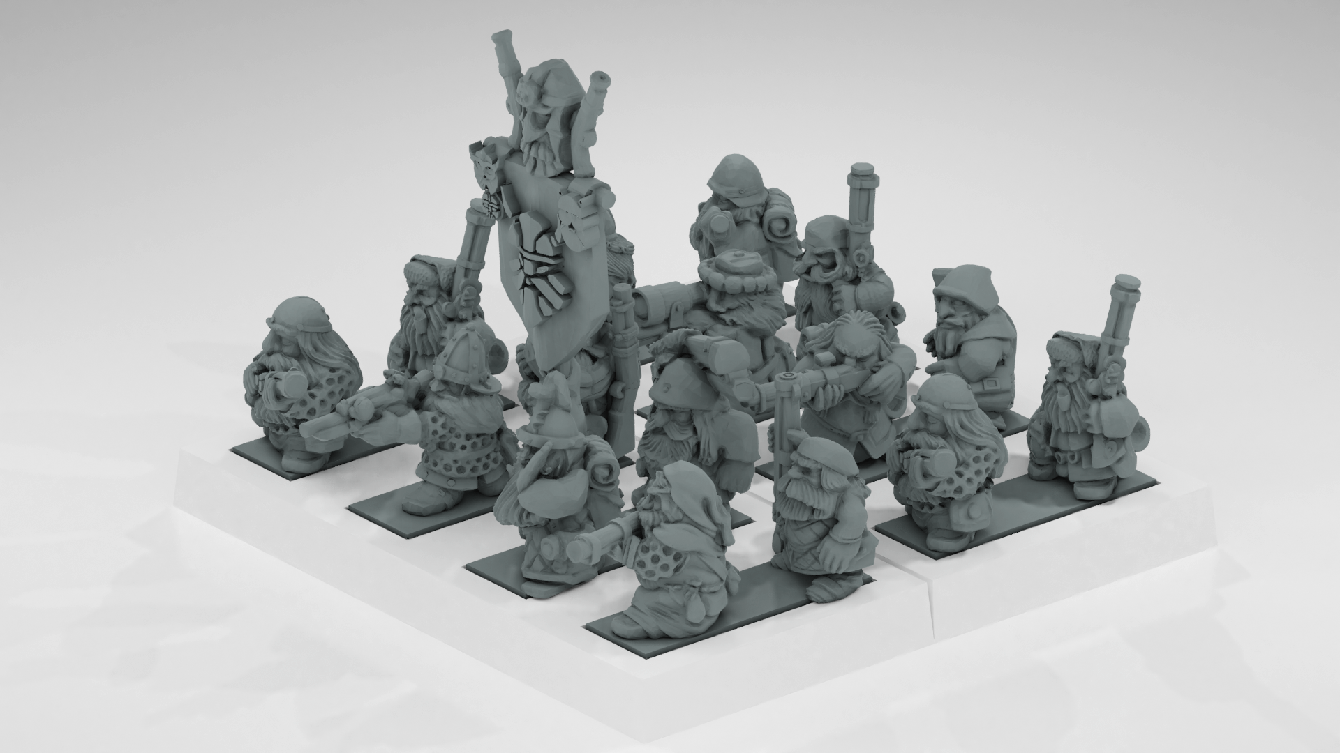 Warmaster Dwarfs Handgunners