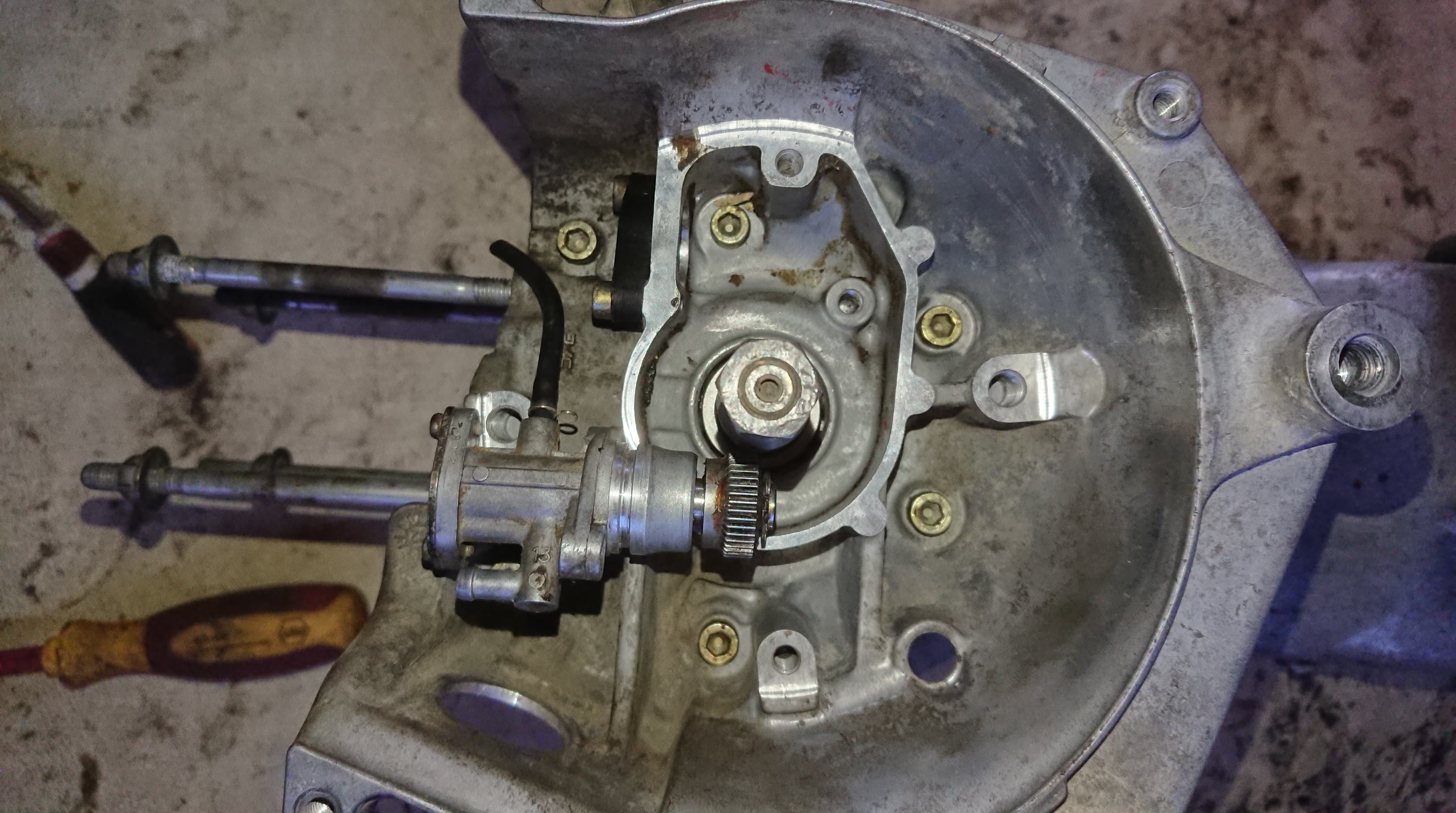 pump dispenser oil plug minarelli horizontal