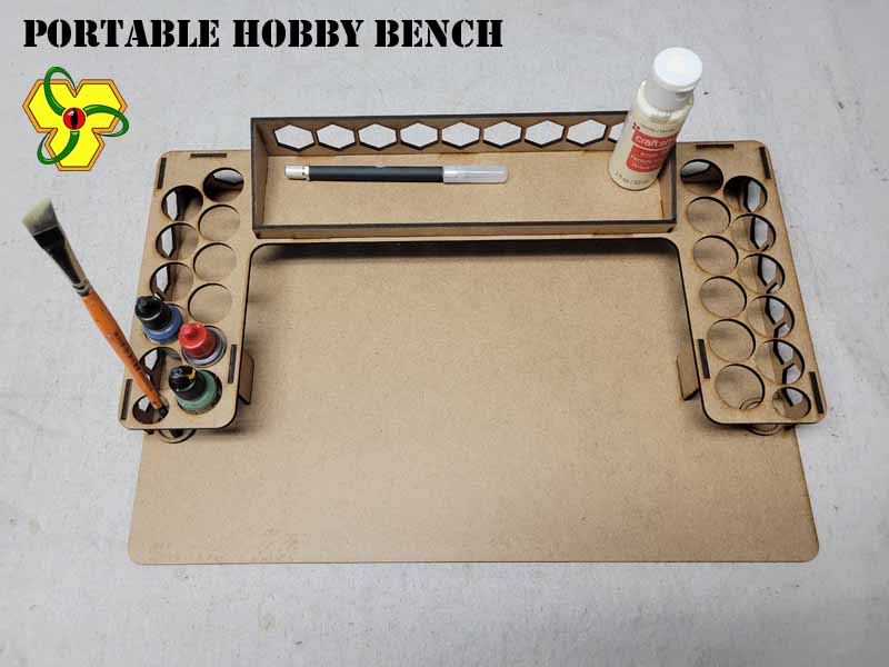Lasercut Craft and Hobby Bench