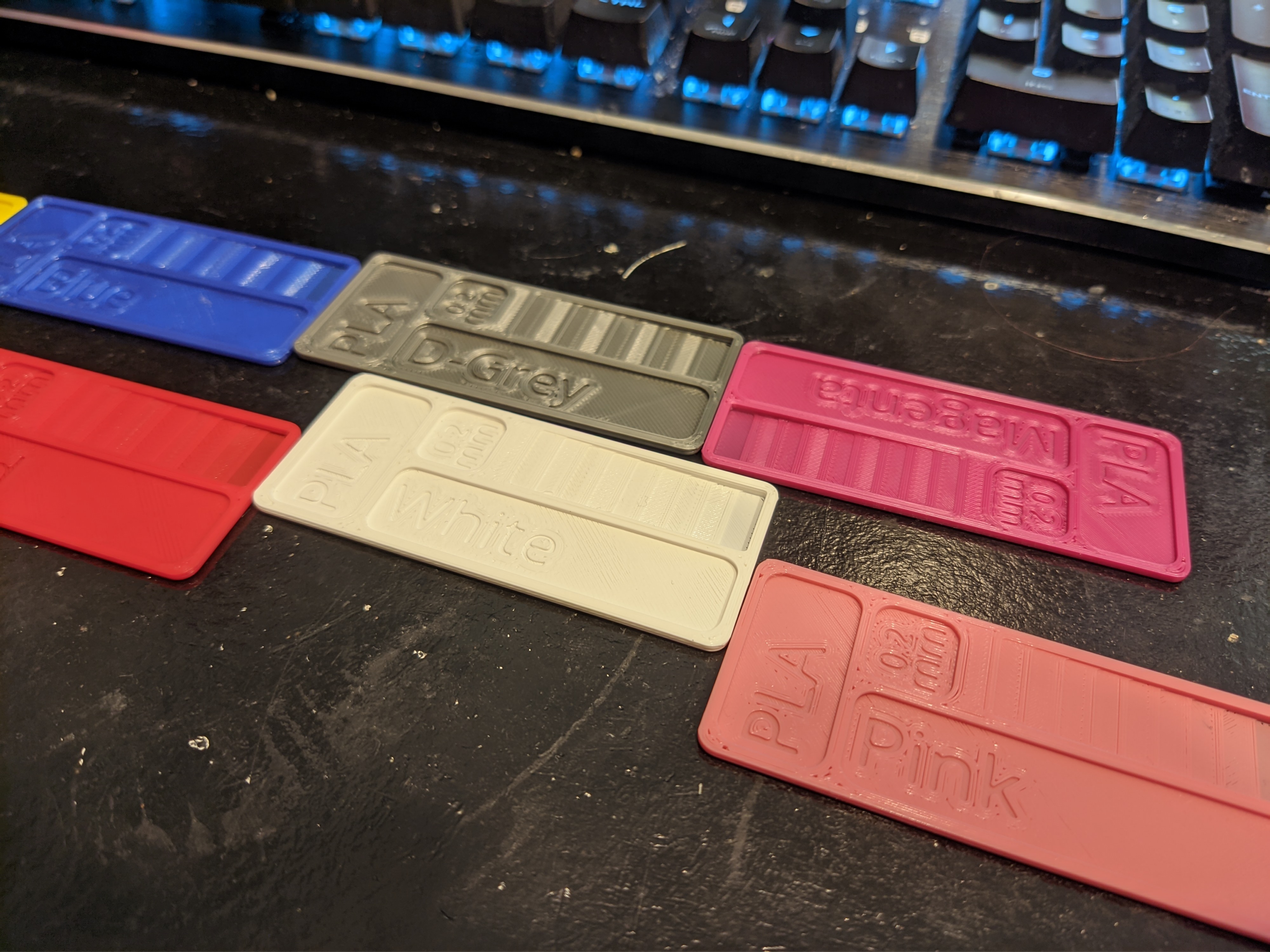 PLA Color Swatch (20 min Print)