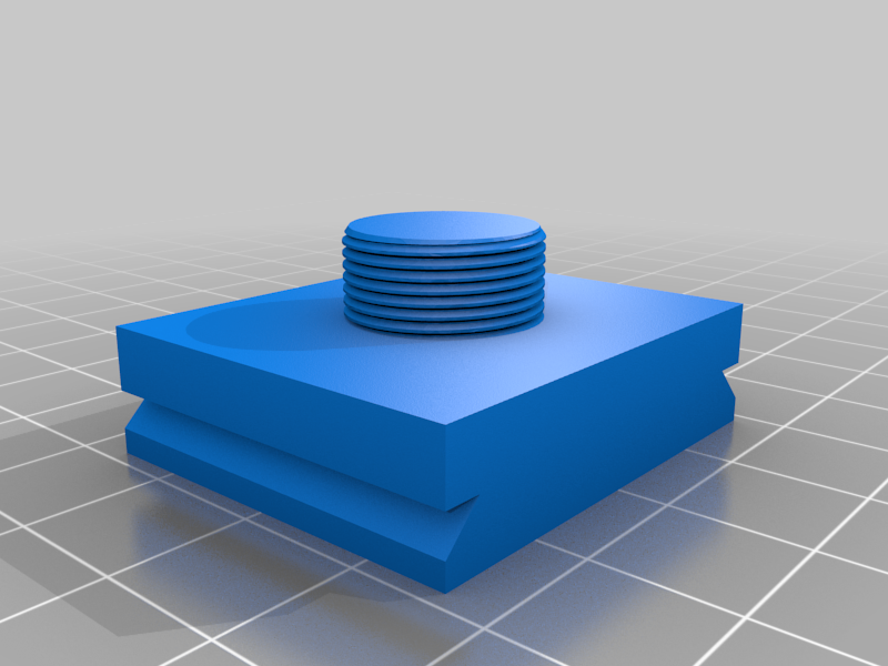 Quick release plate with 3/8 screw