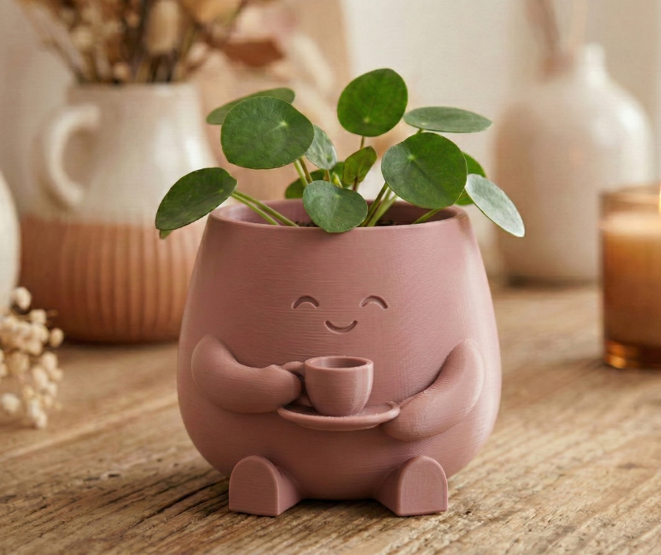 "Barista Buddy" - Cute Planter