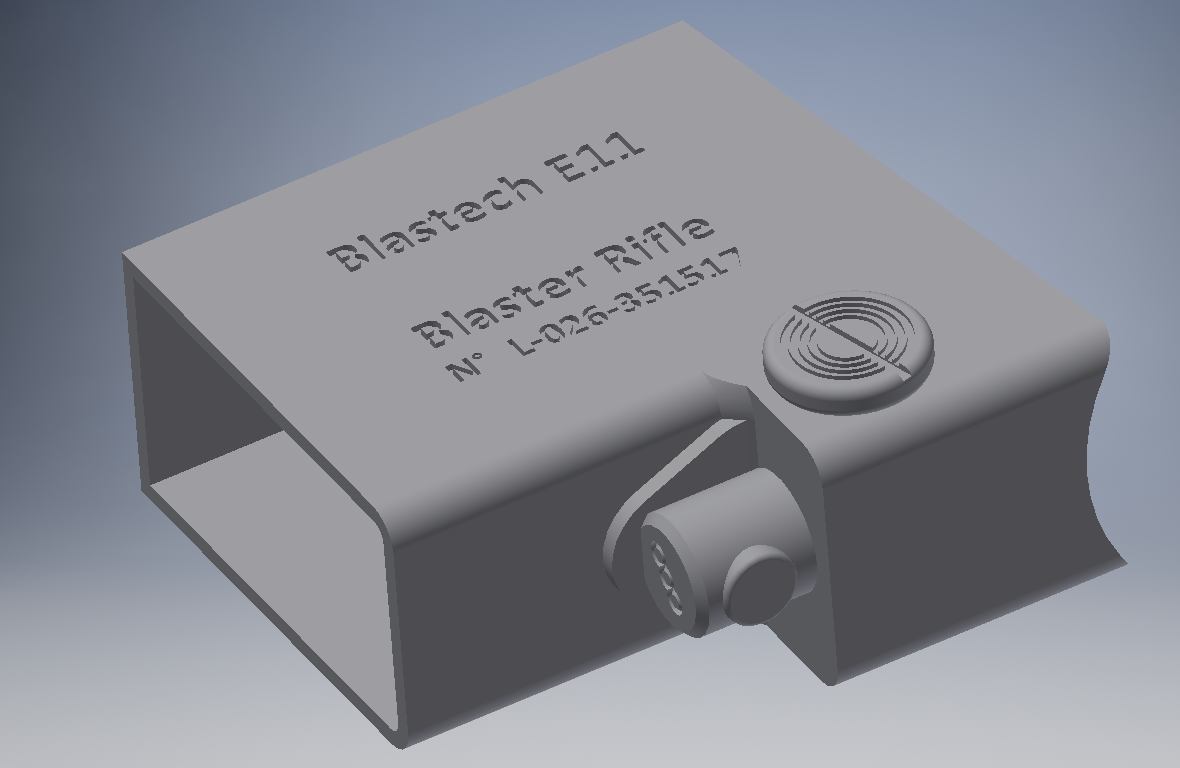 E11 Blastech Star wars blaster pour PVC 40mm