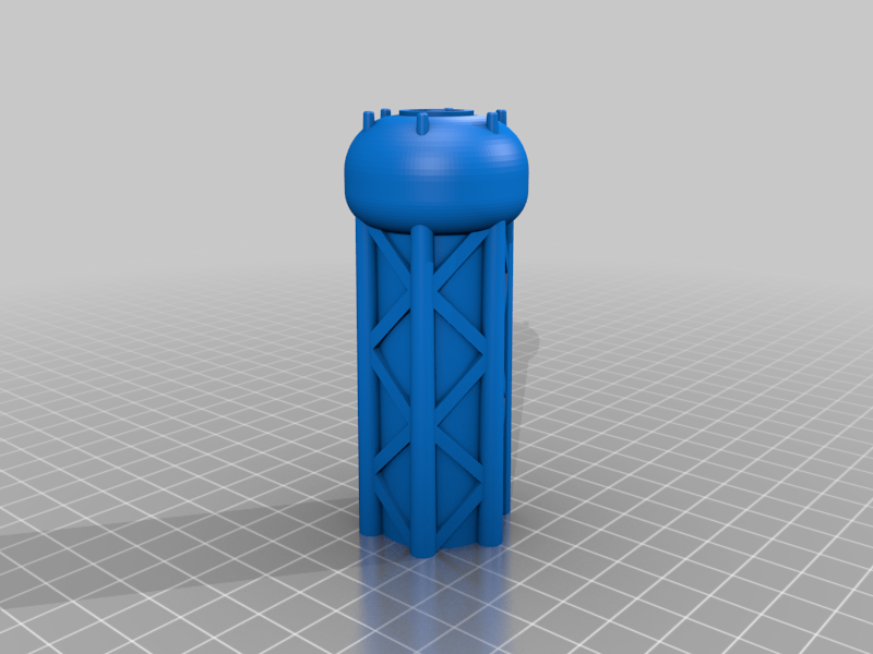 6mm Water Tower 2 - Hexed and Hexless