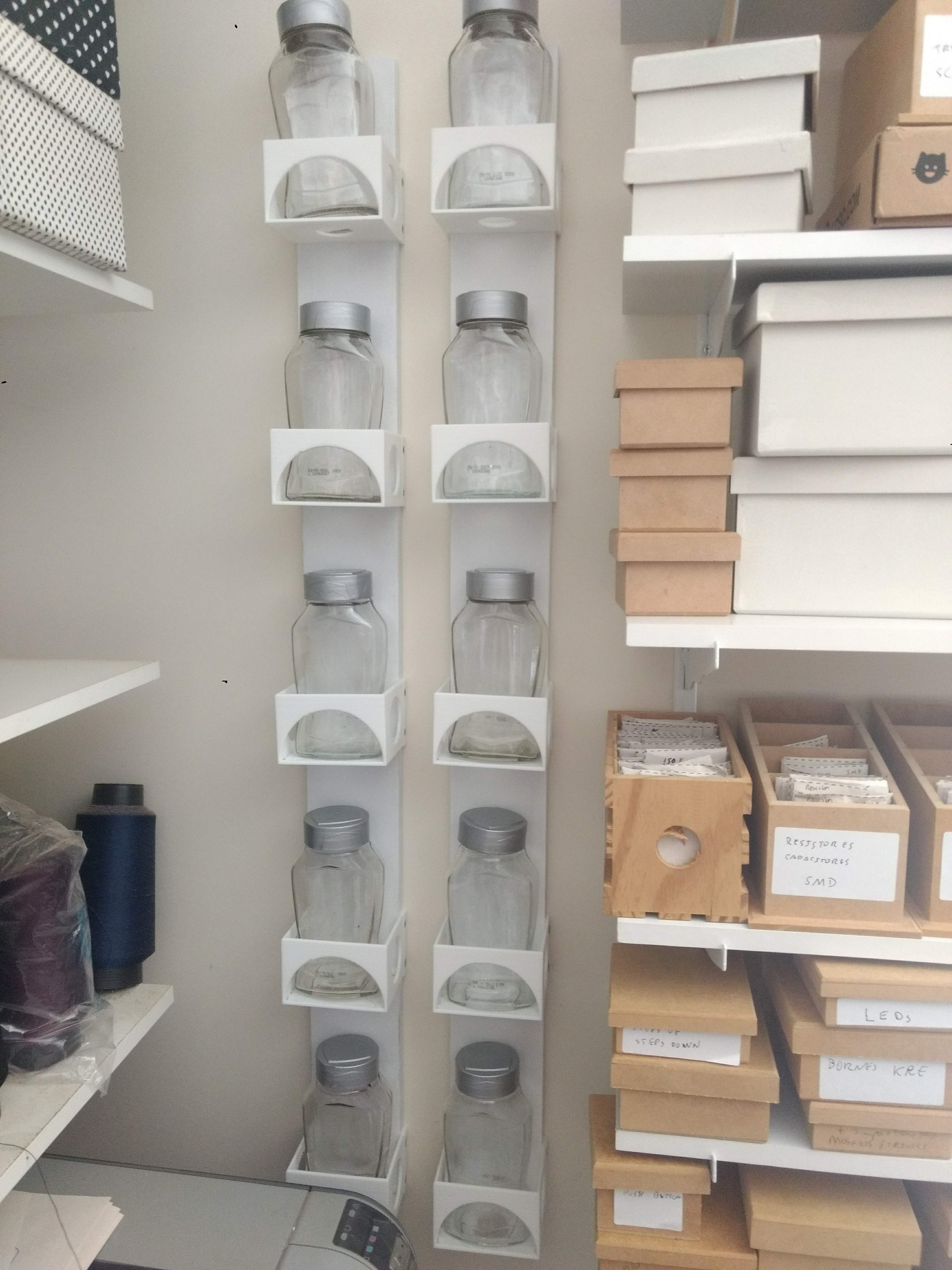 Small Objects Organizer with Coffee Packaging