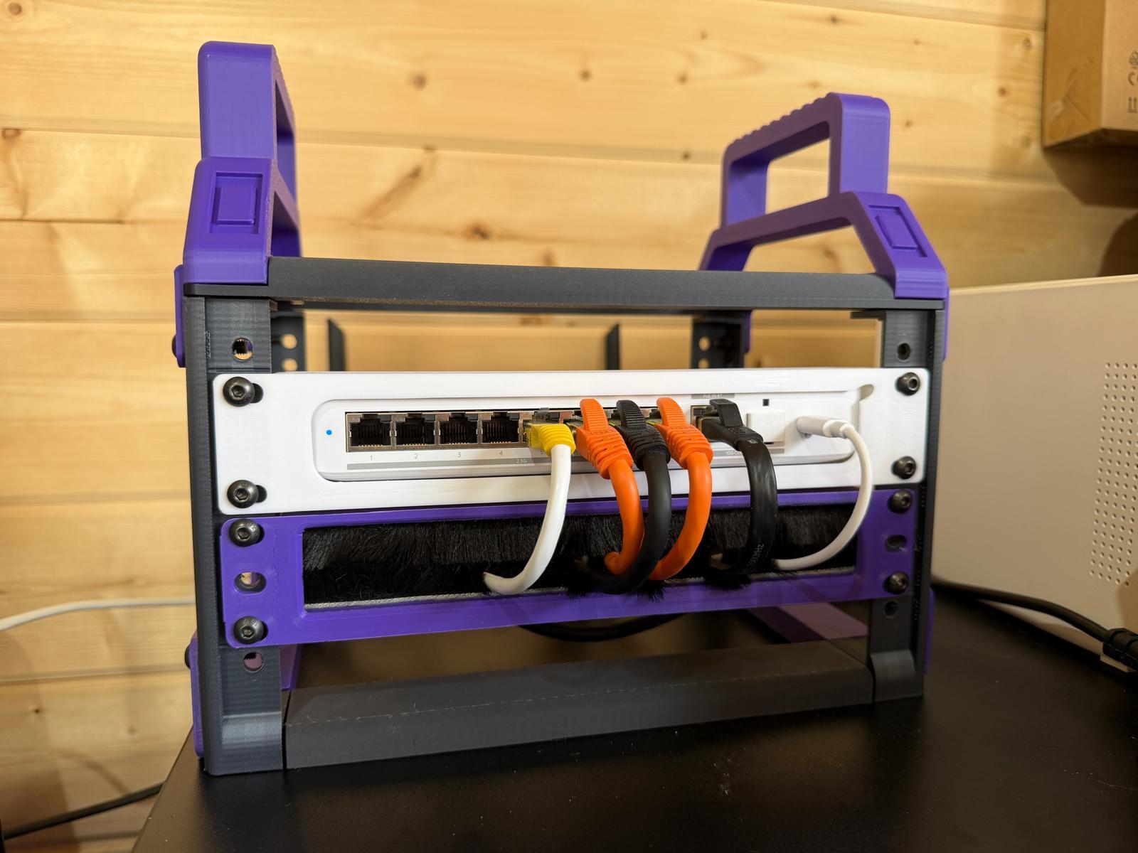 10‑Inch Modular 2U Network Server Rack