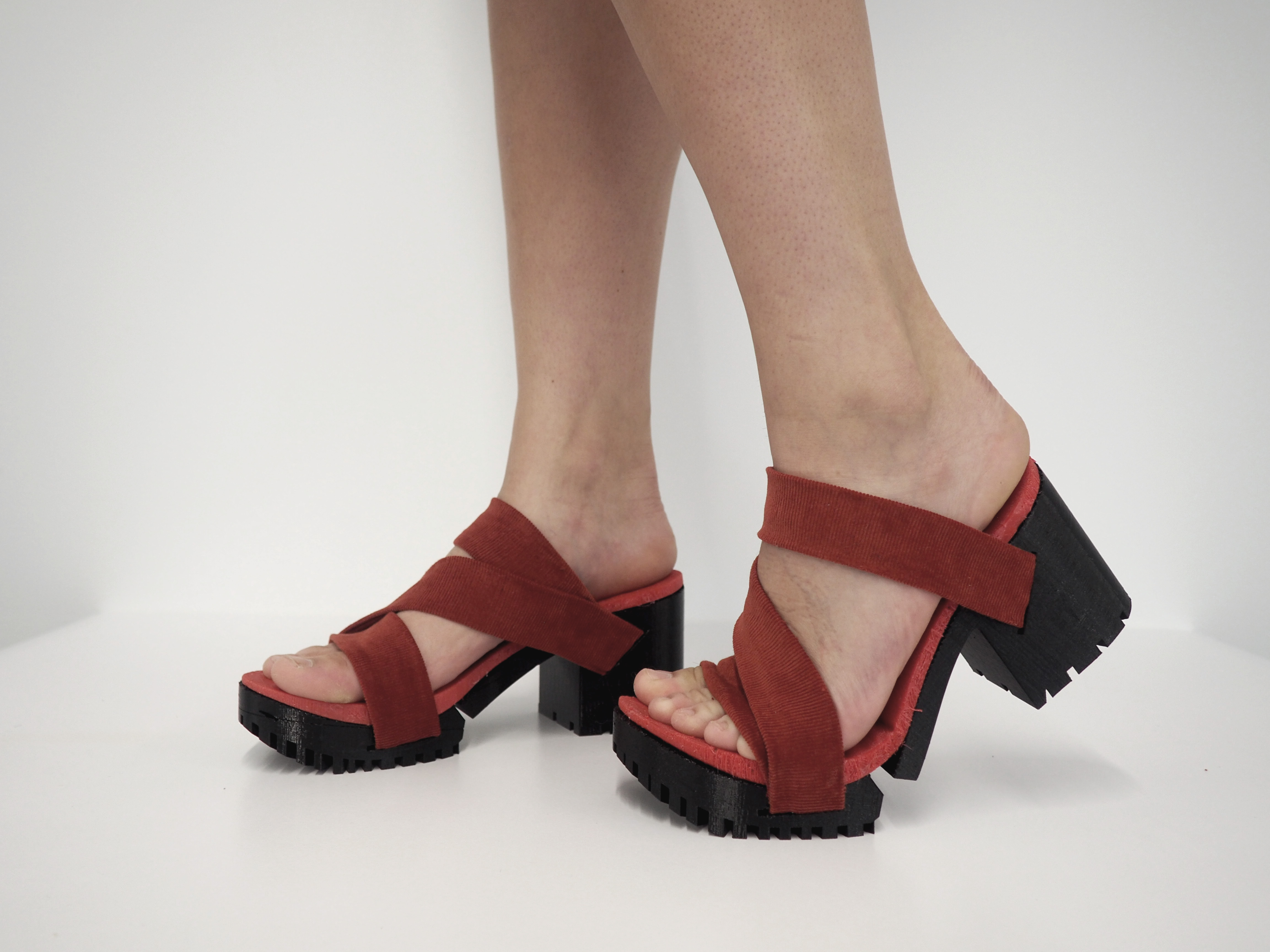 Bye Bye Baby Chunky Heels