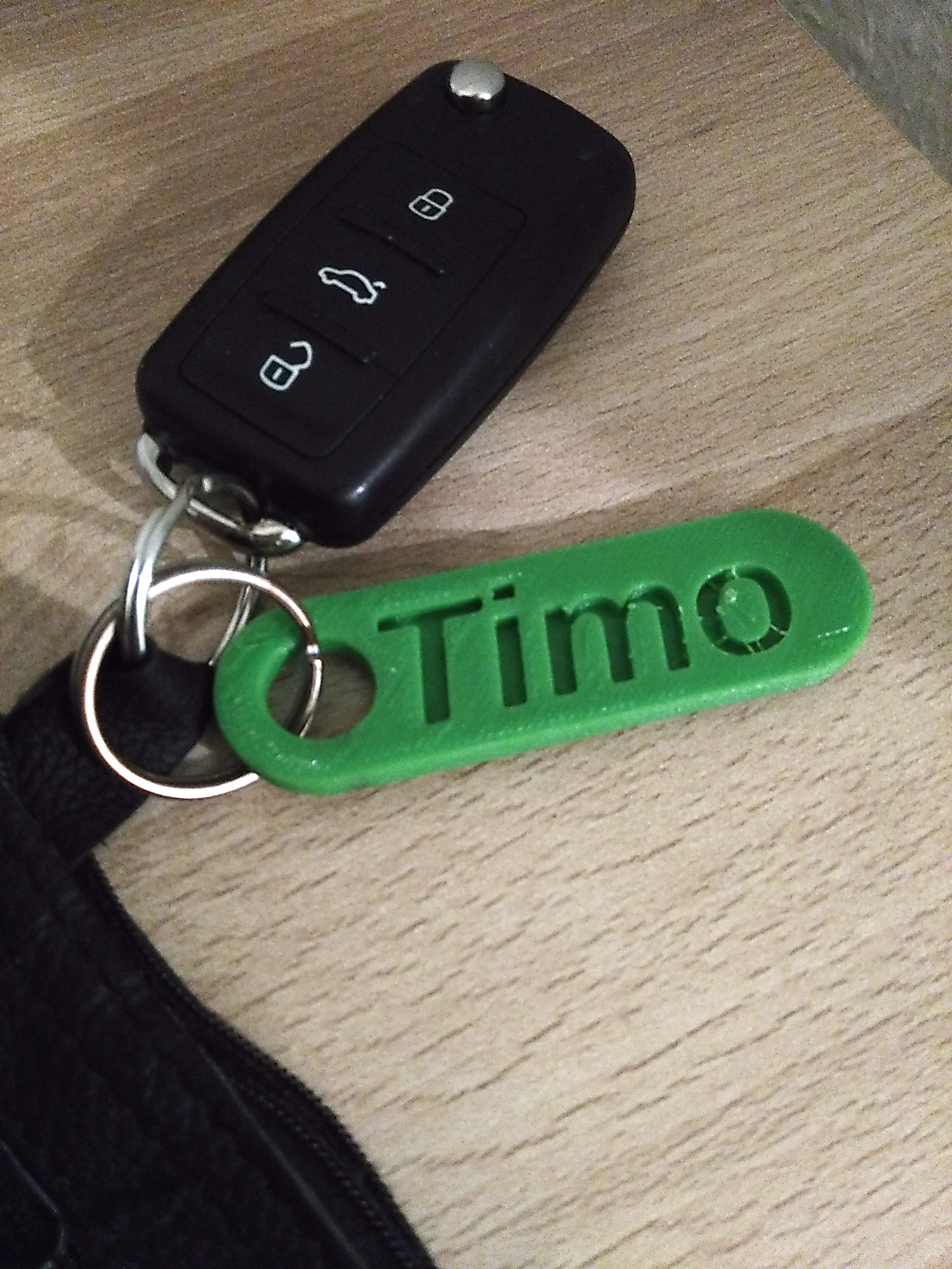 Personalized Key Chain - Double rounded