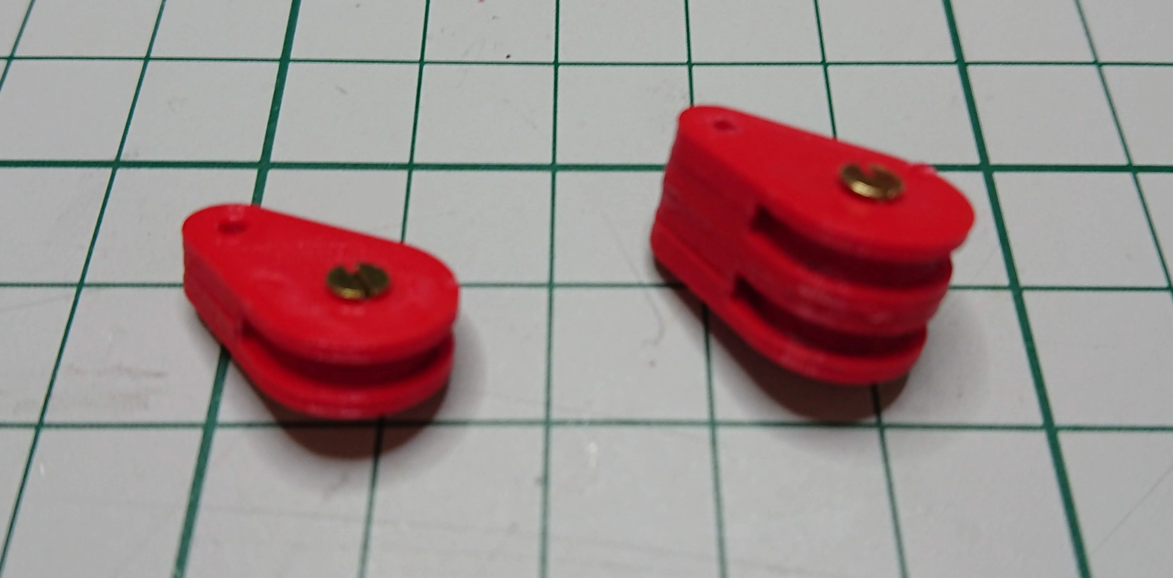 Block to RC boat