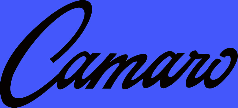 Vintage Camaro badge