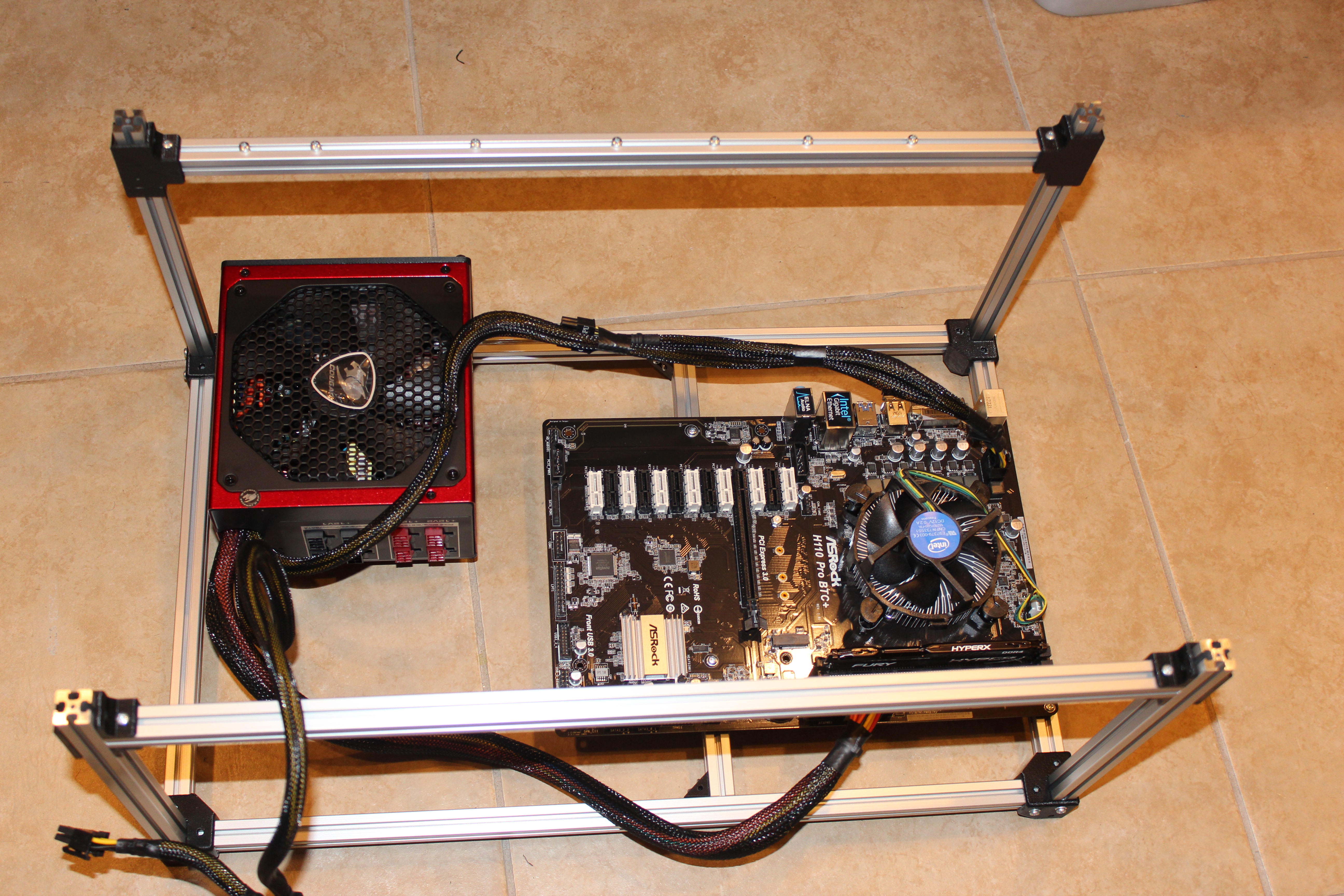 Mining Rig Frame 1515 Extrusion V.2 Stackable