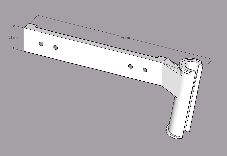 Anet A8 (stock) extruder cables strain relief