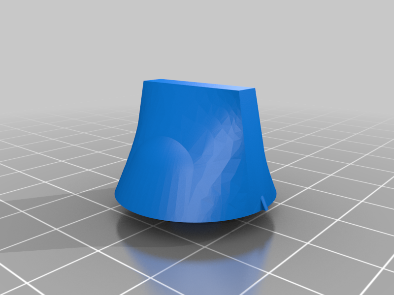 Knob for spring wound countdown timer