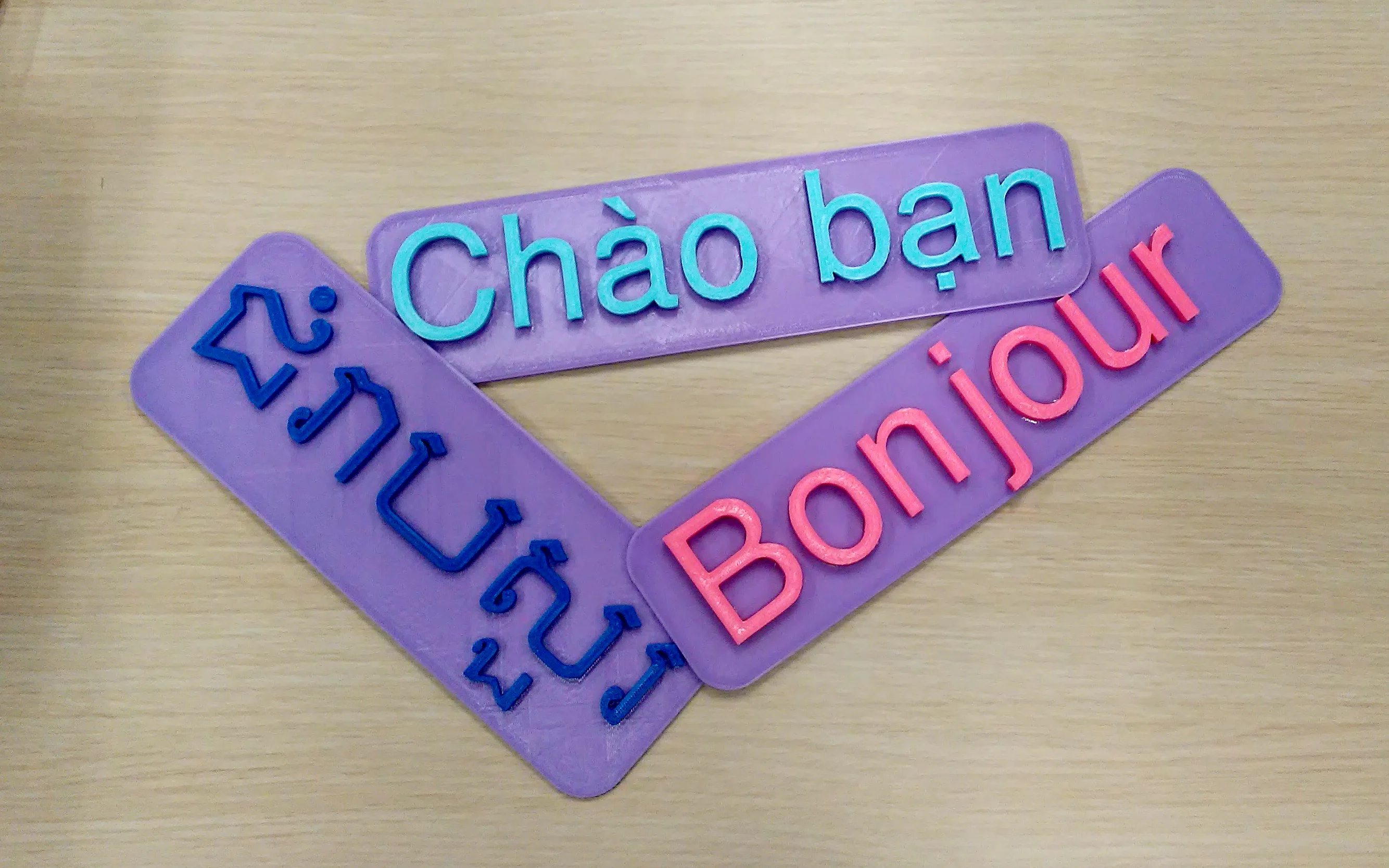 Hello in different languages