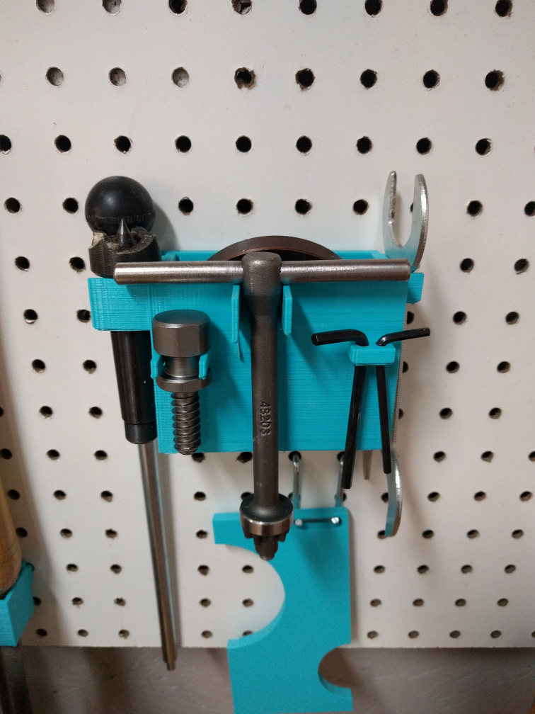 Lathe Accessories Pegboard Mount