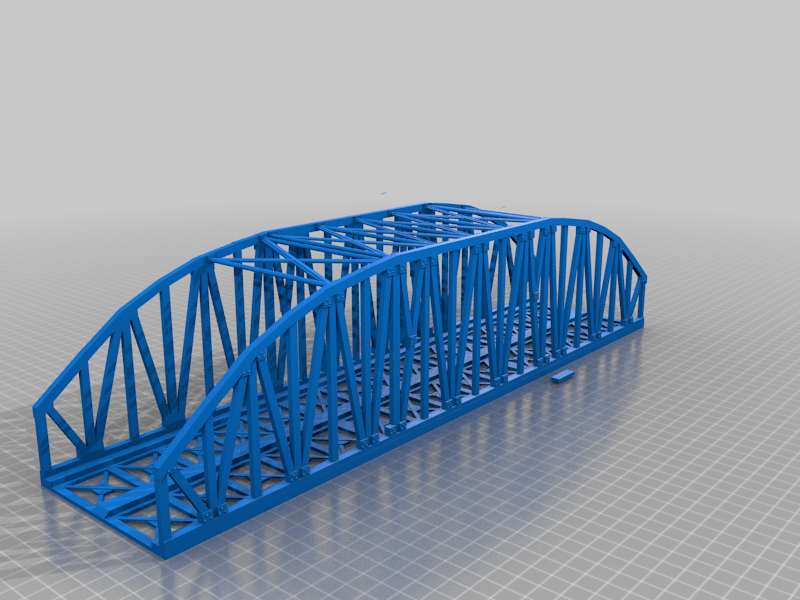 Bridge portal double scale H0 1/87