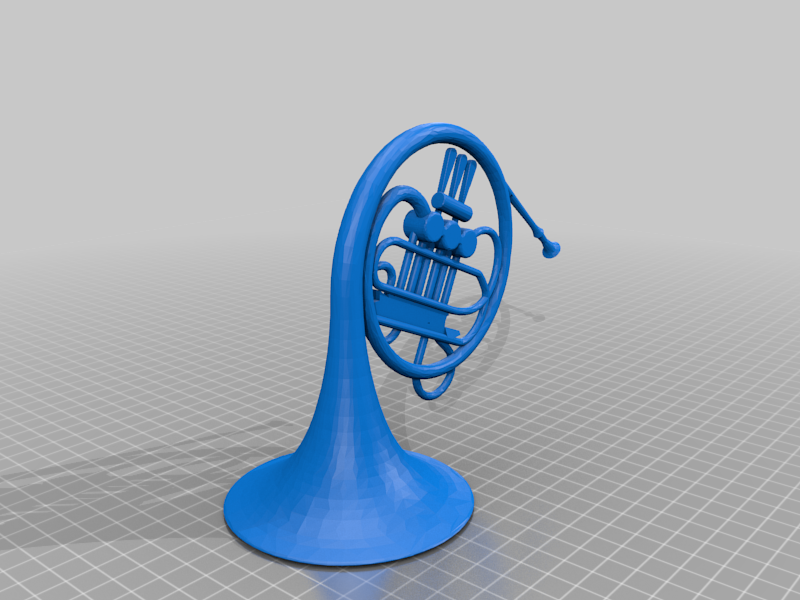Blue French Horn