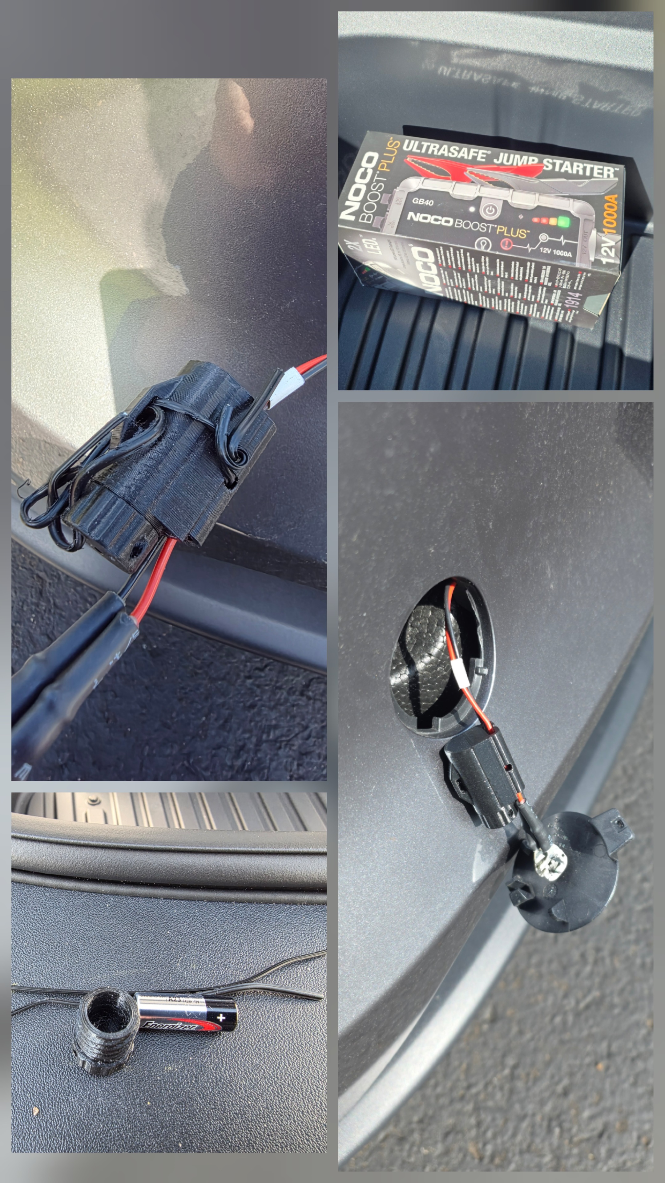 Tesla Emergency A23 Battery Holder
