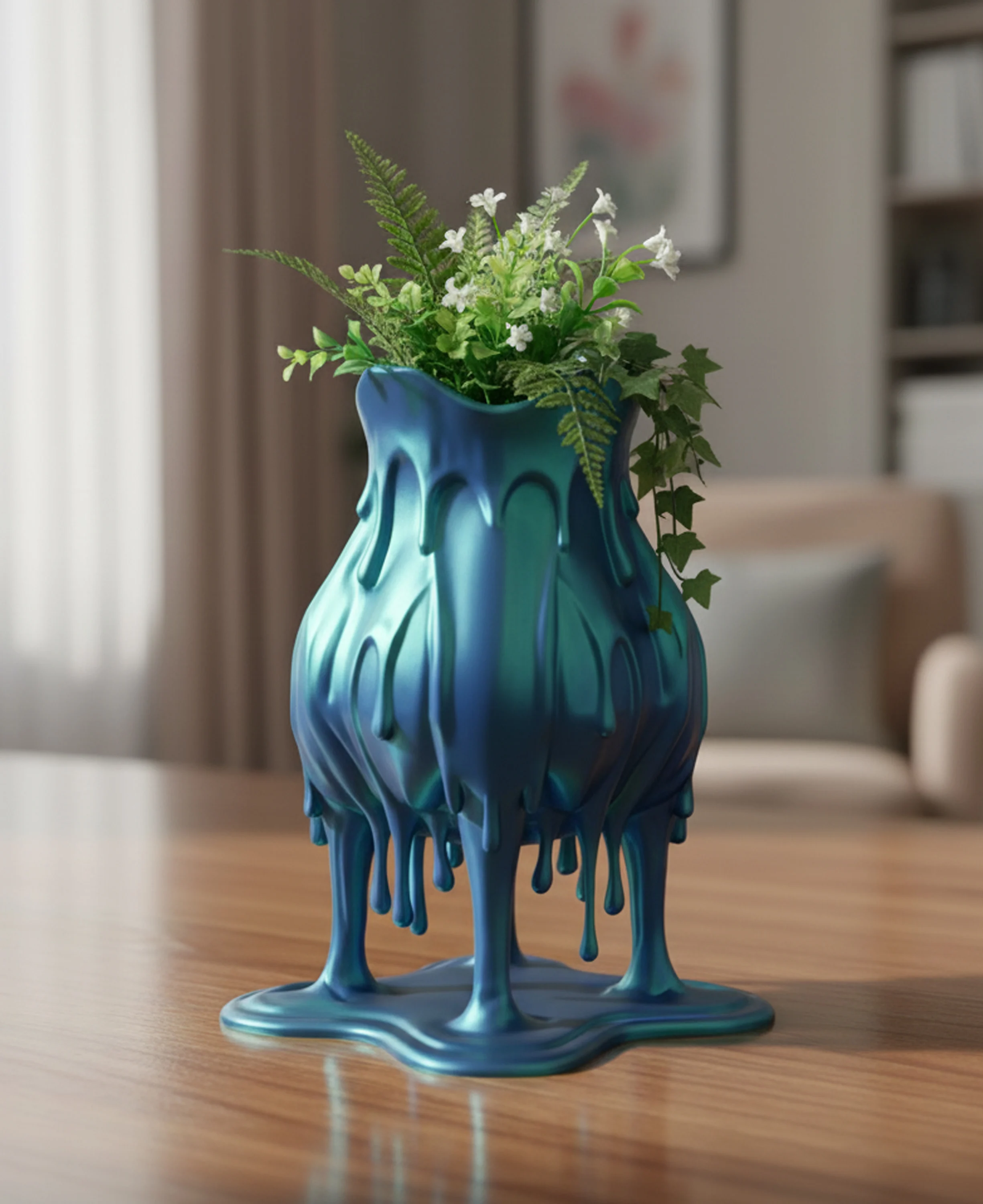 Melting Drip Vase | Modern Home Decor